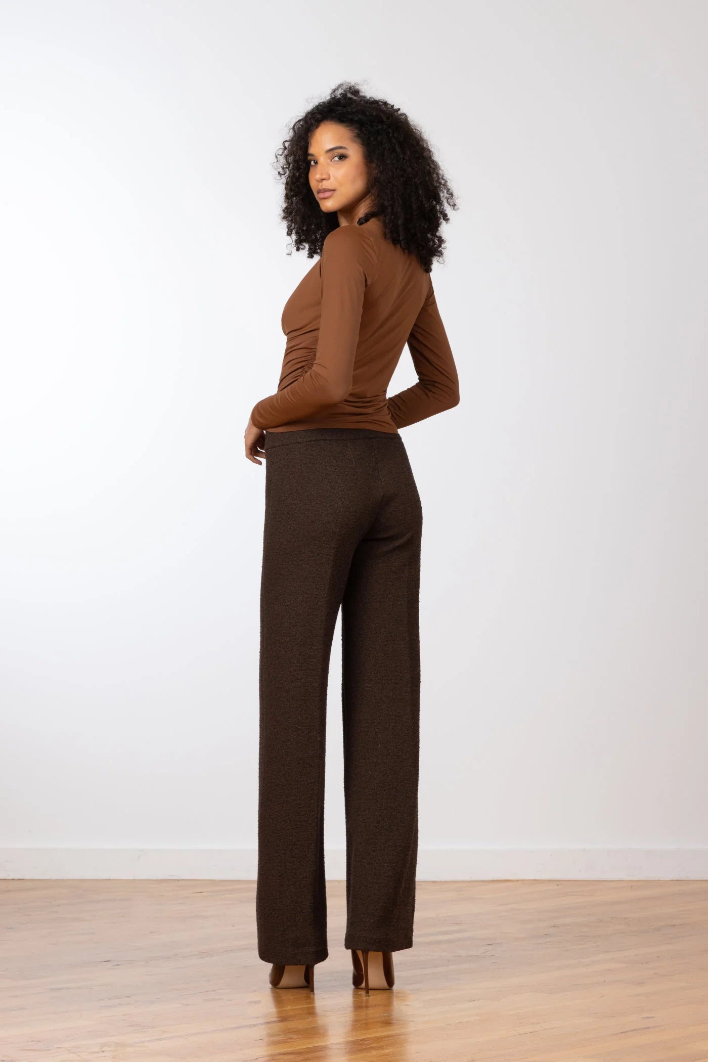 Flavia Boucle Solid Pant