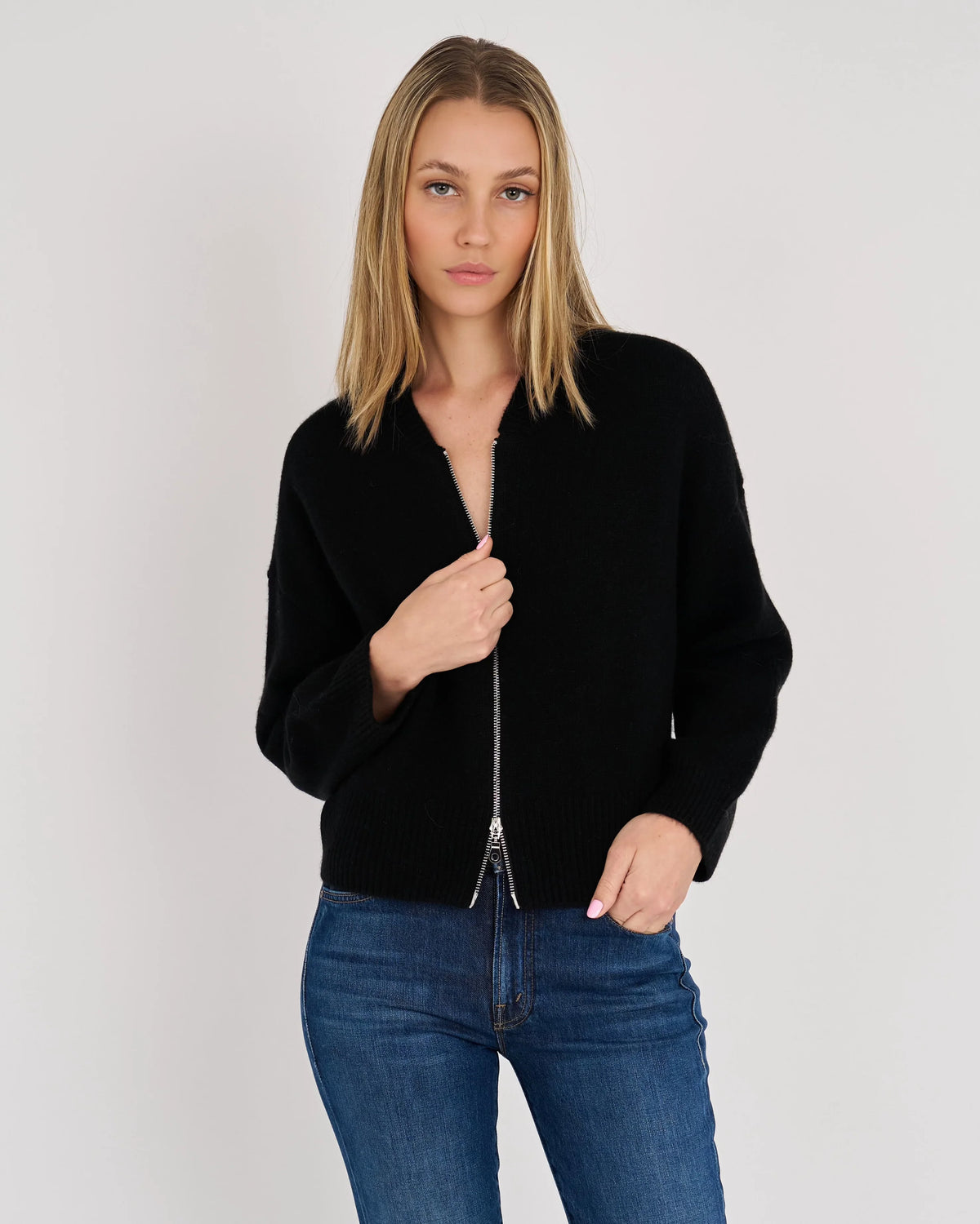 Alex Cashmere Bomber Jacket