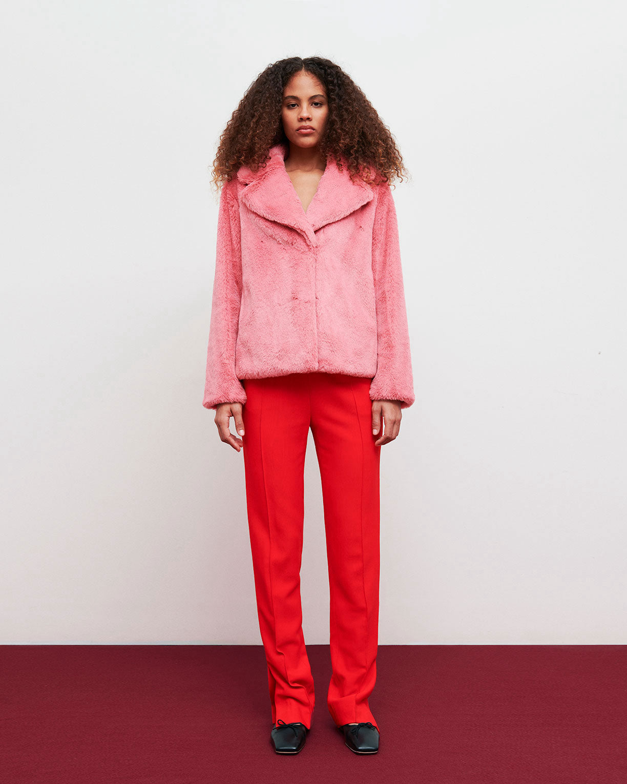 Milly Plant-Based Fur Jacket
