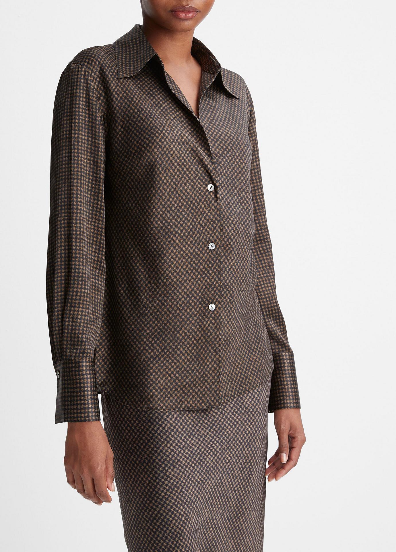 Houndstooth Blouse