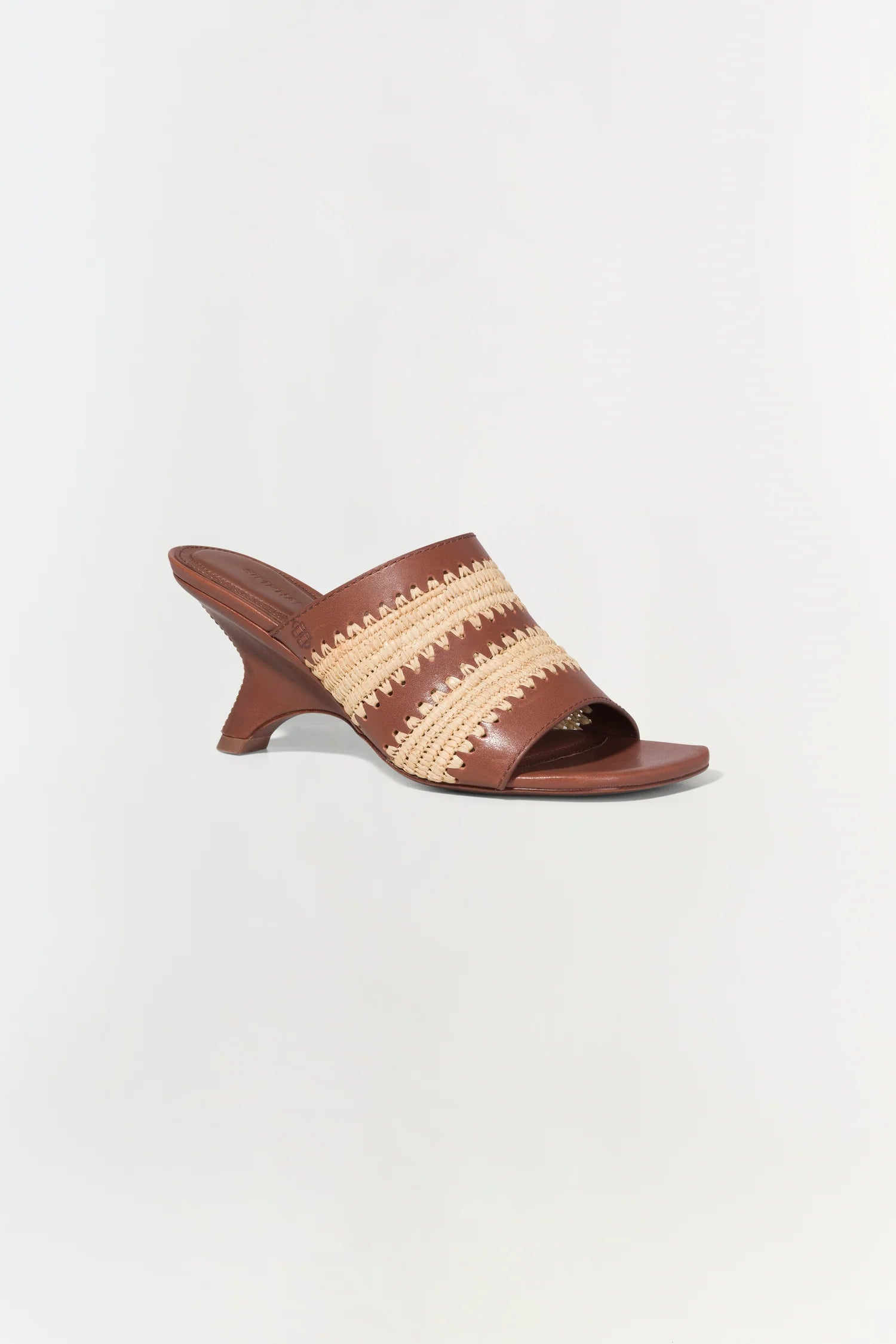 Shadow Mule Raffia Sandal