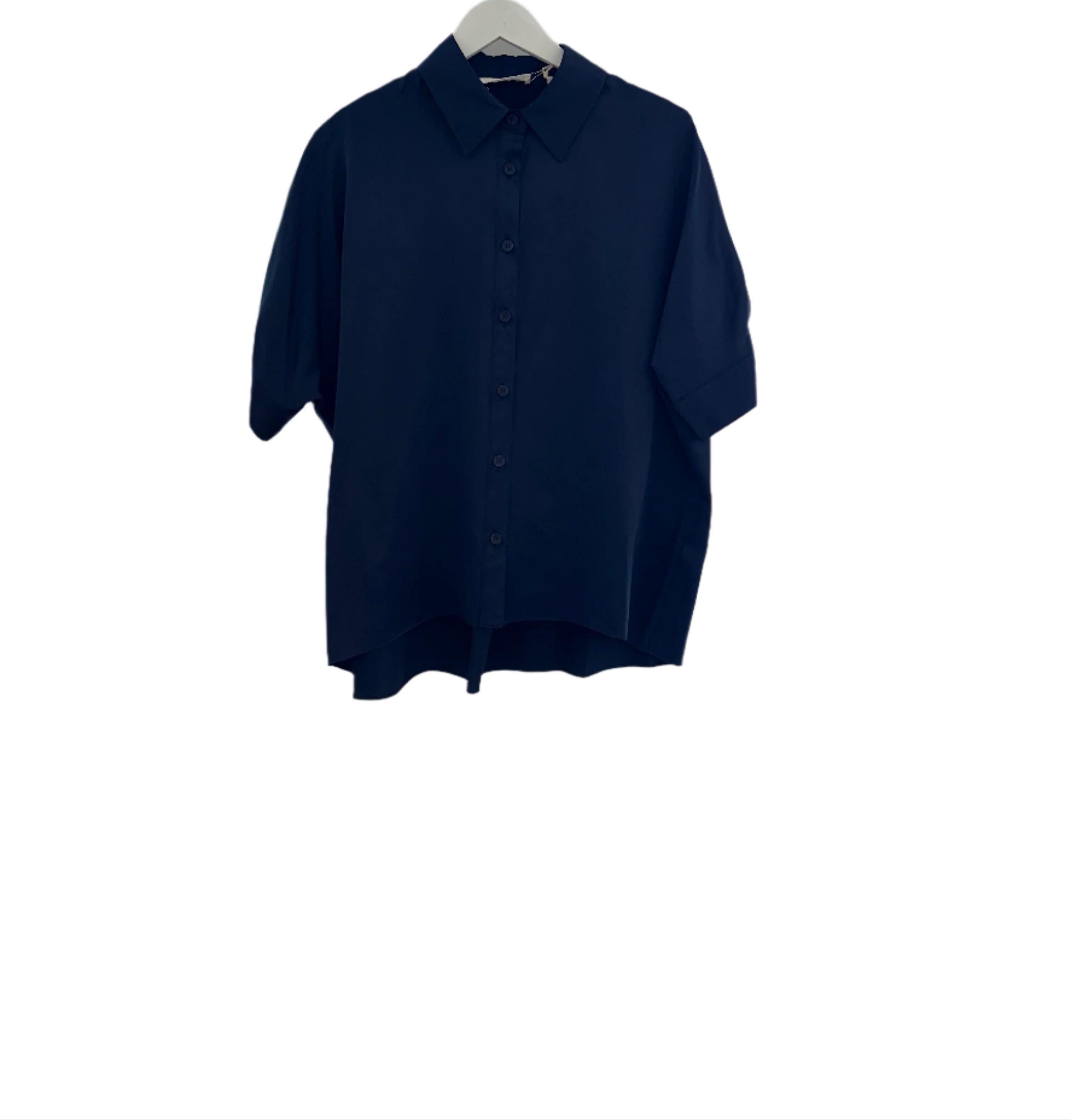 Gisele B Relaxed Button Down Top