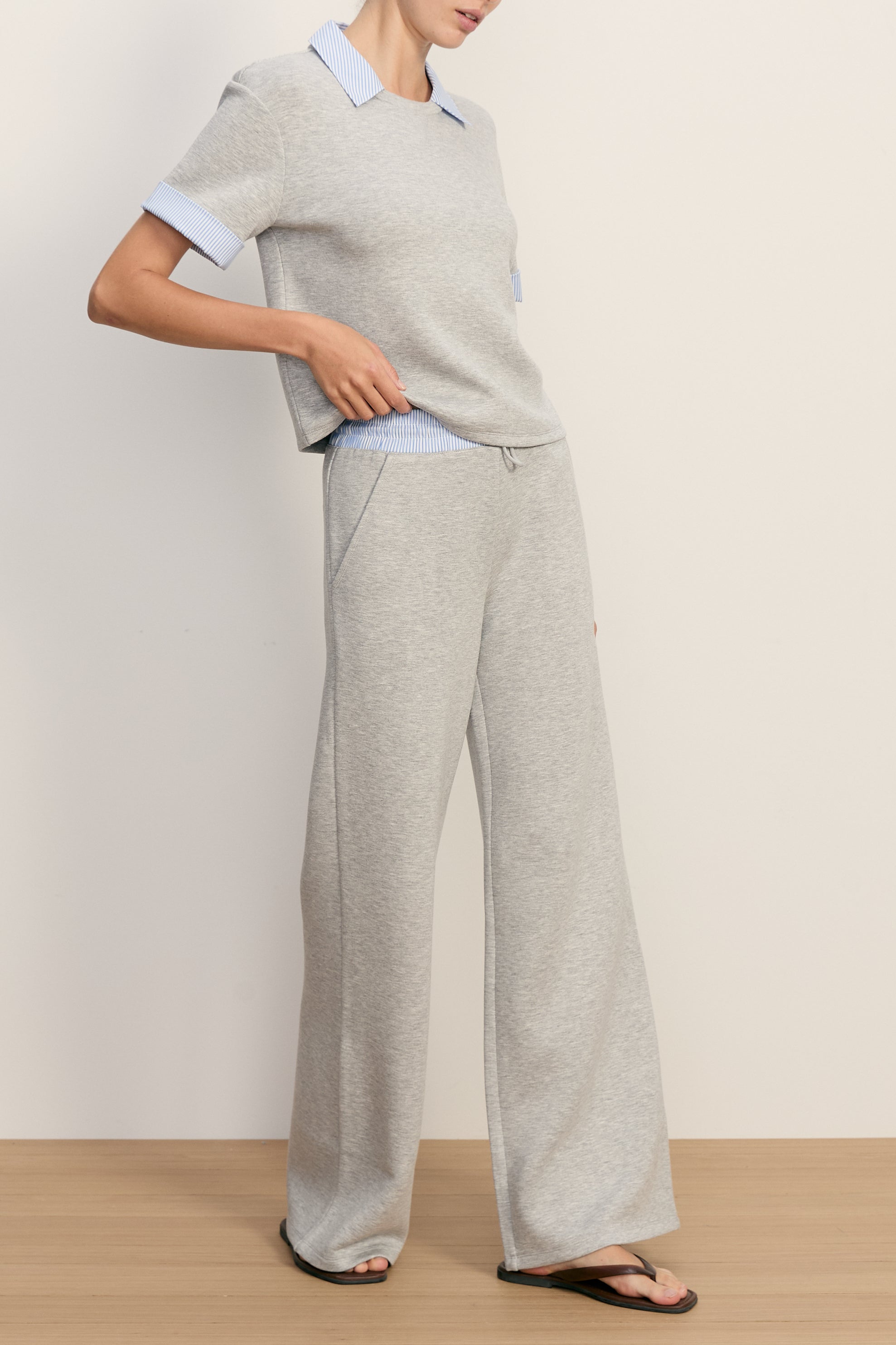 Stuyvesant Mixed Media Top