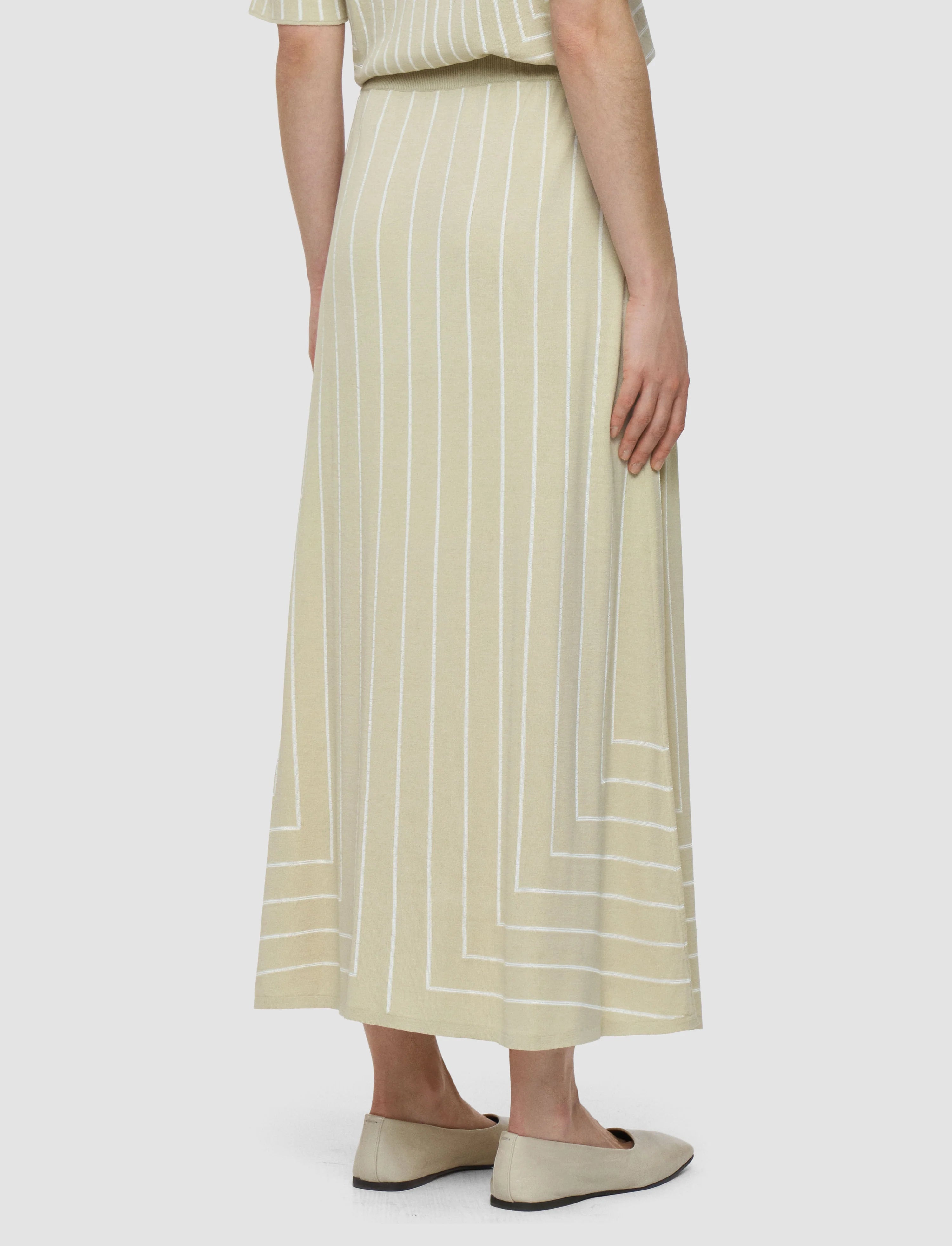 Geometric Jacquard Skirt