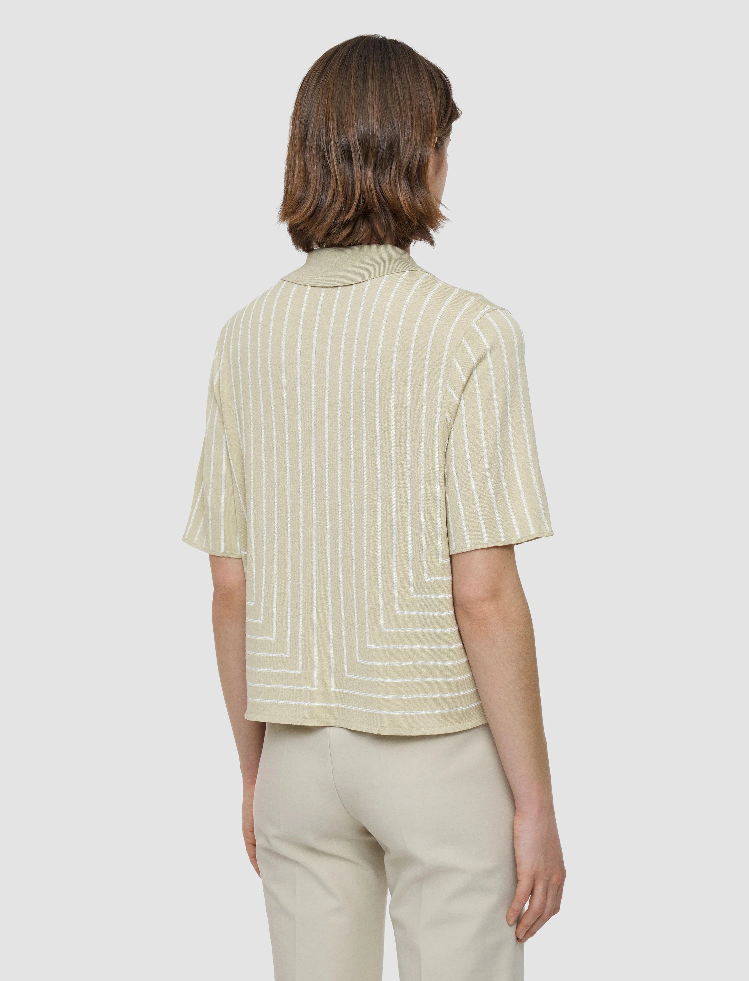 Geometric Jacquard Top