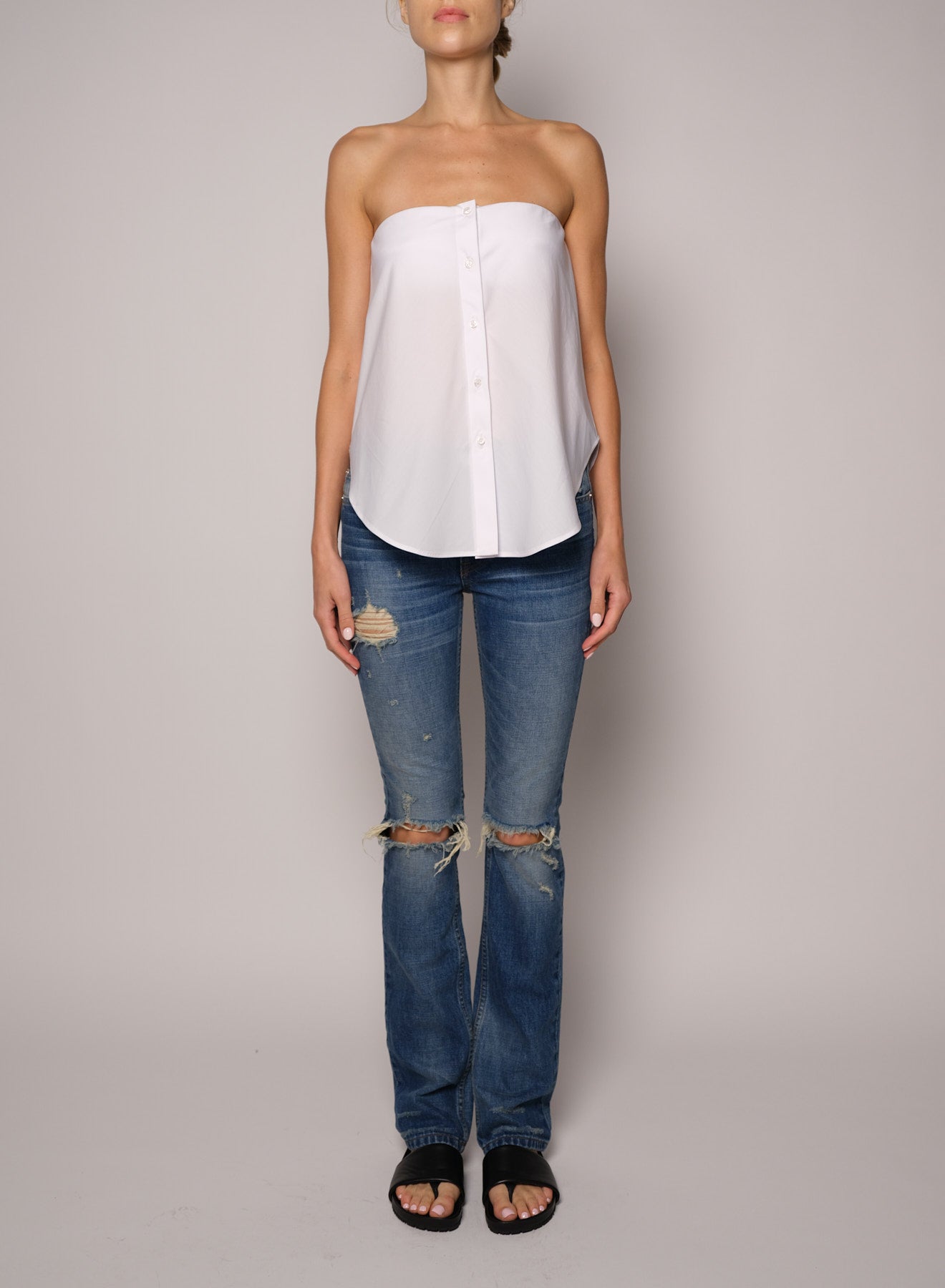 Shea Strapless Shirt