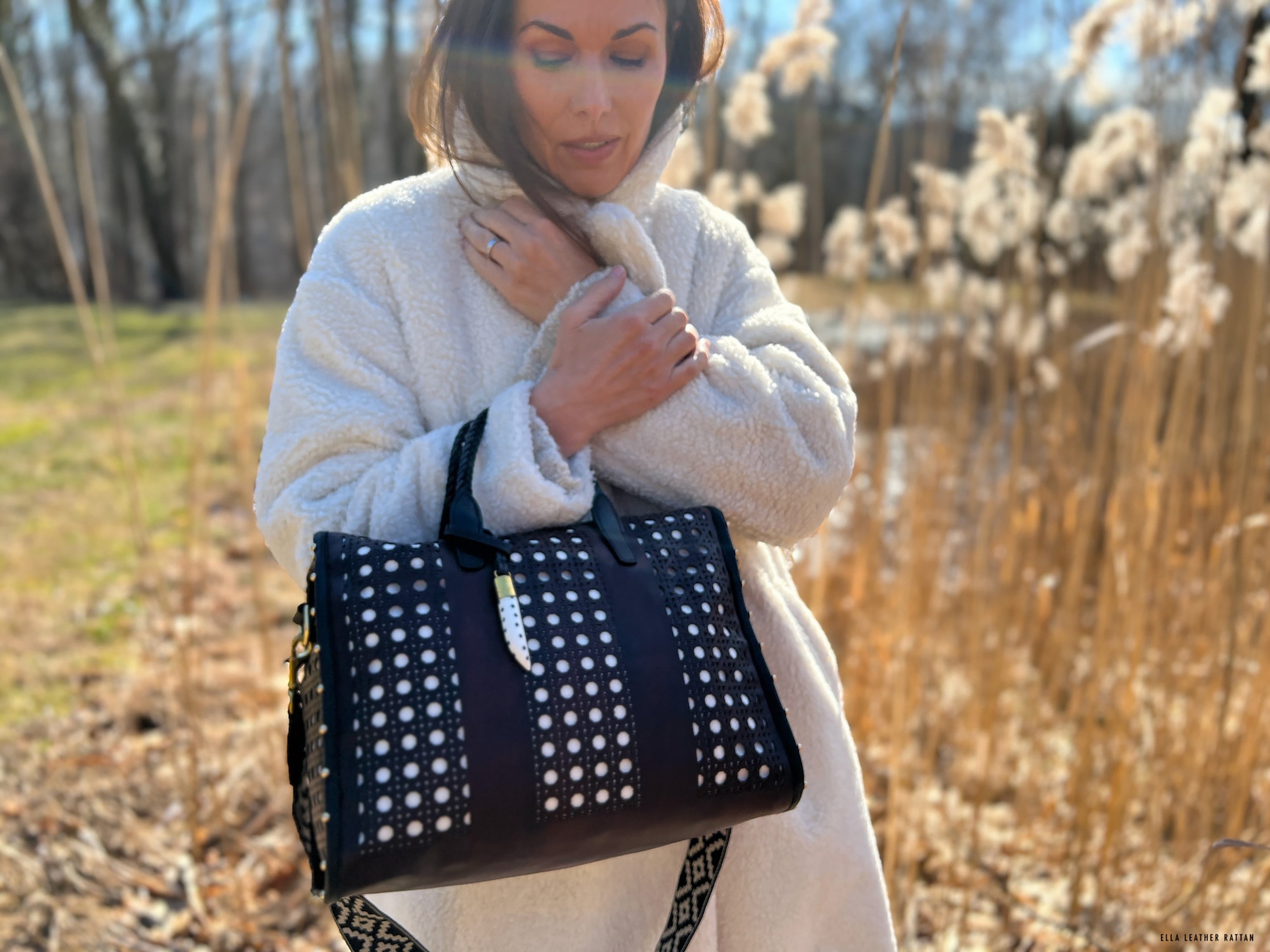 Ella - Leather Rattan