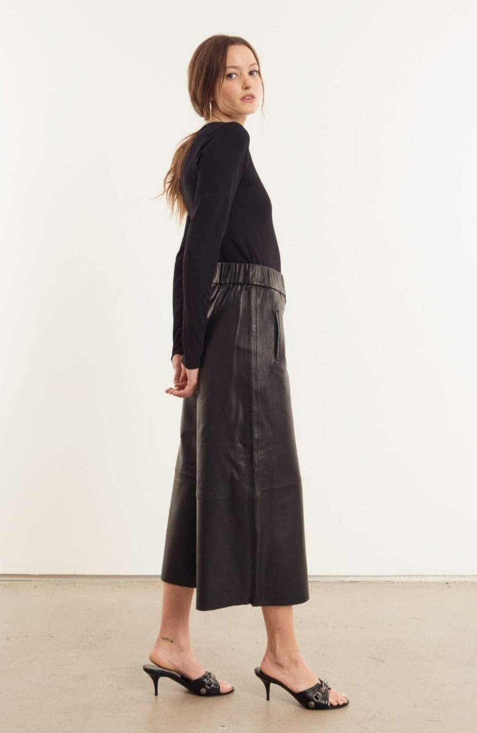 Leather Culotte