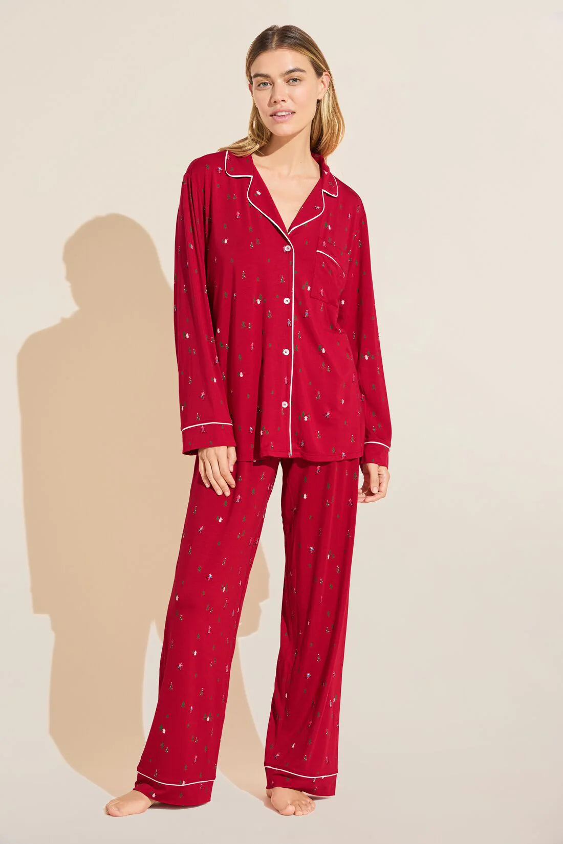 Gisele Printed Long PJ Set