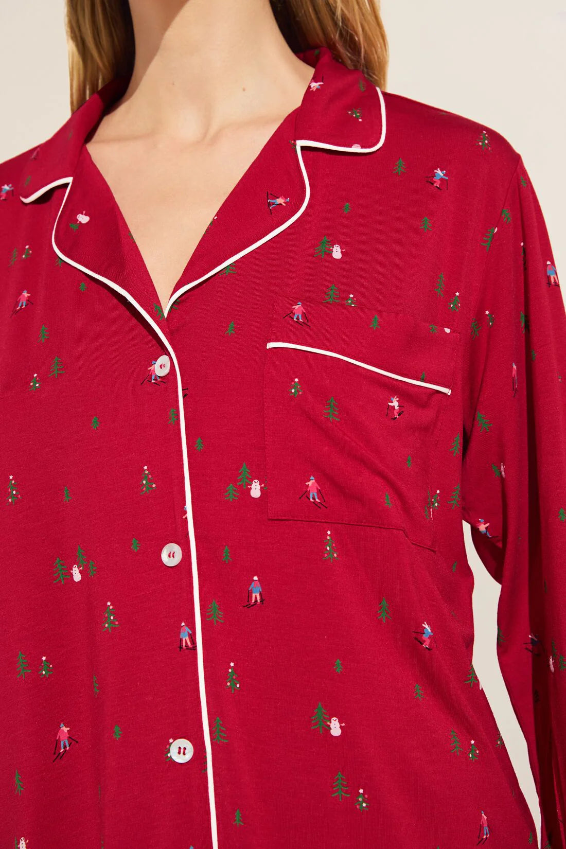 Gisele Printed Long PJ Set