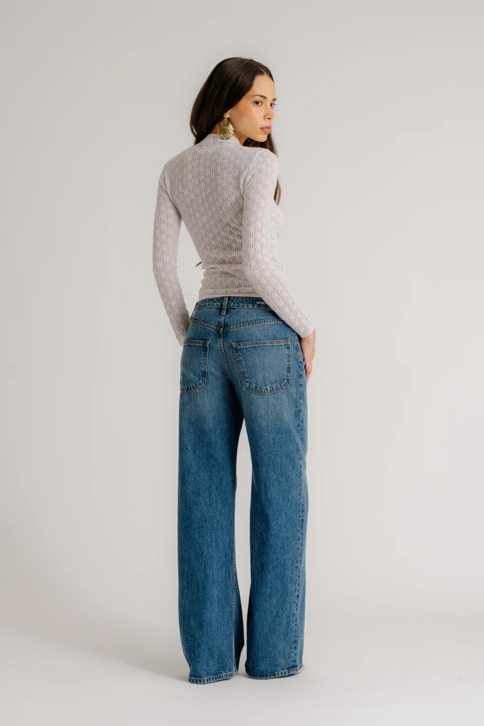 Rhea Mock Neck Top