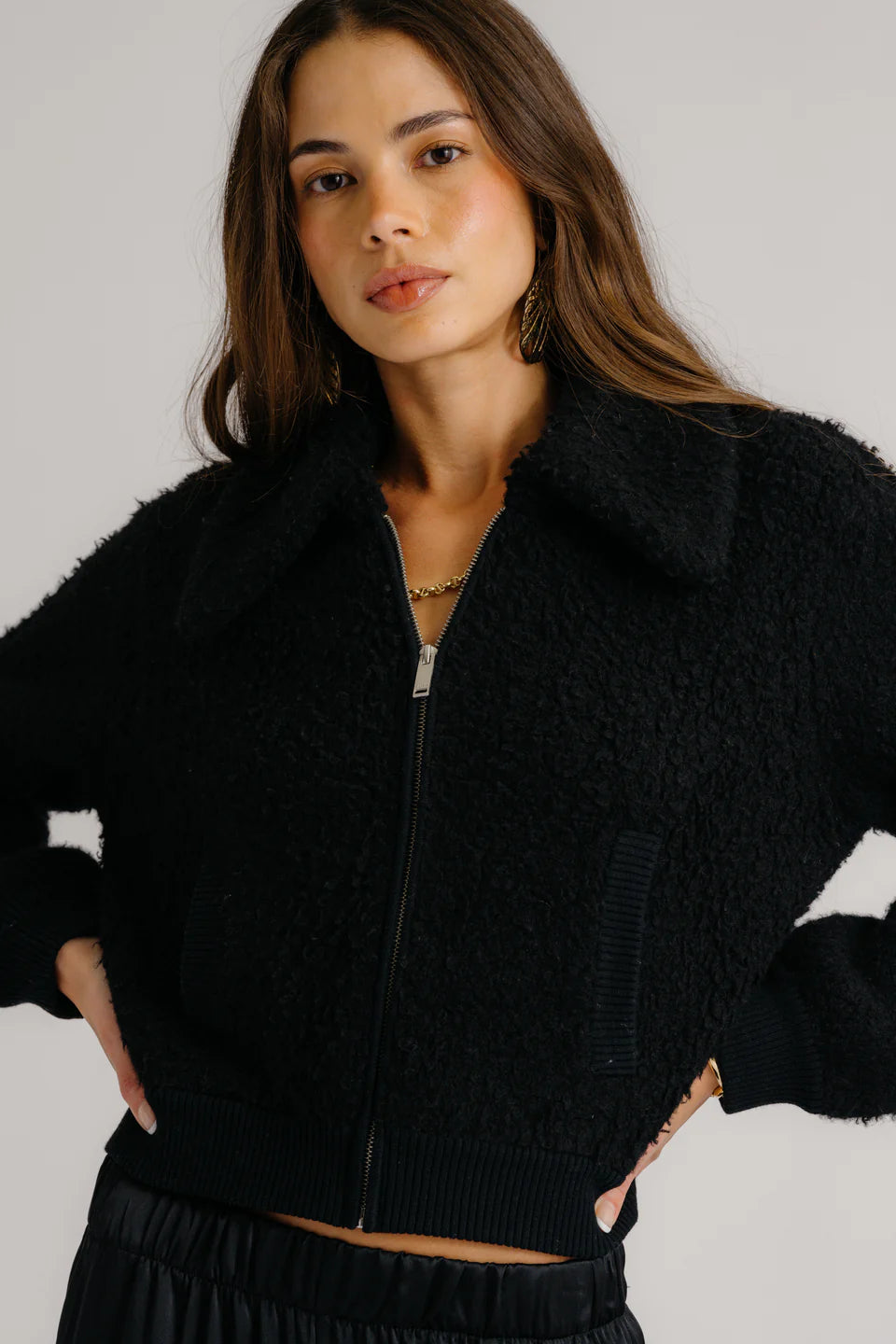 Cody Collared Zip Up Jacket