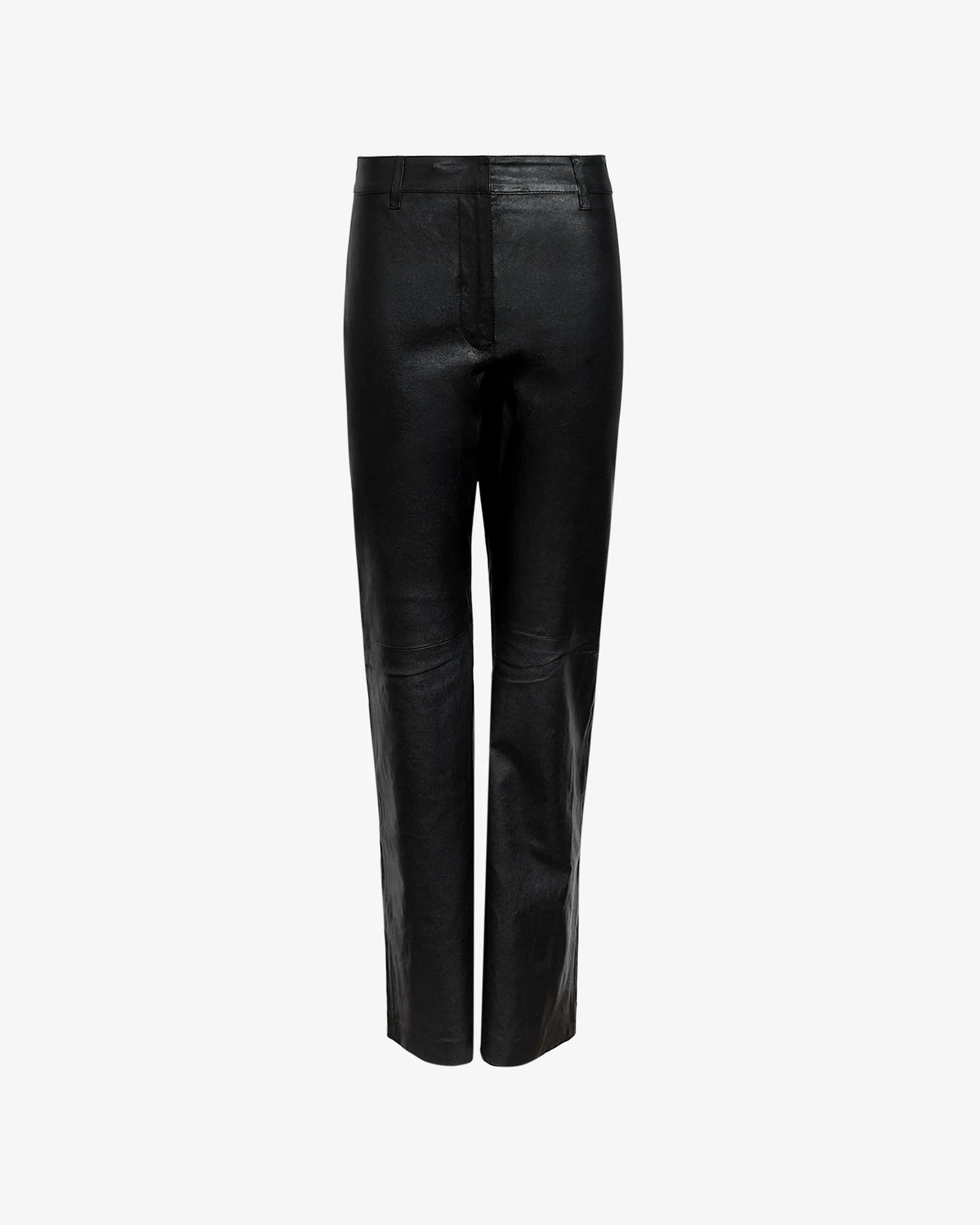 Nicole Cropped Leather Pant