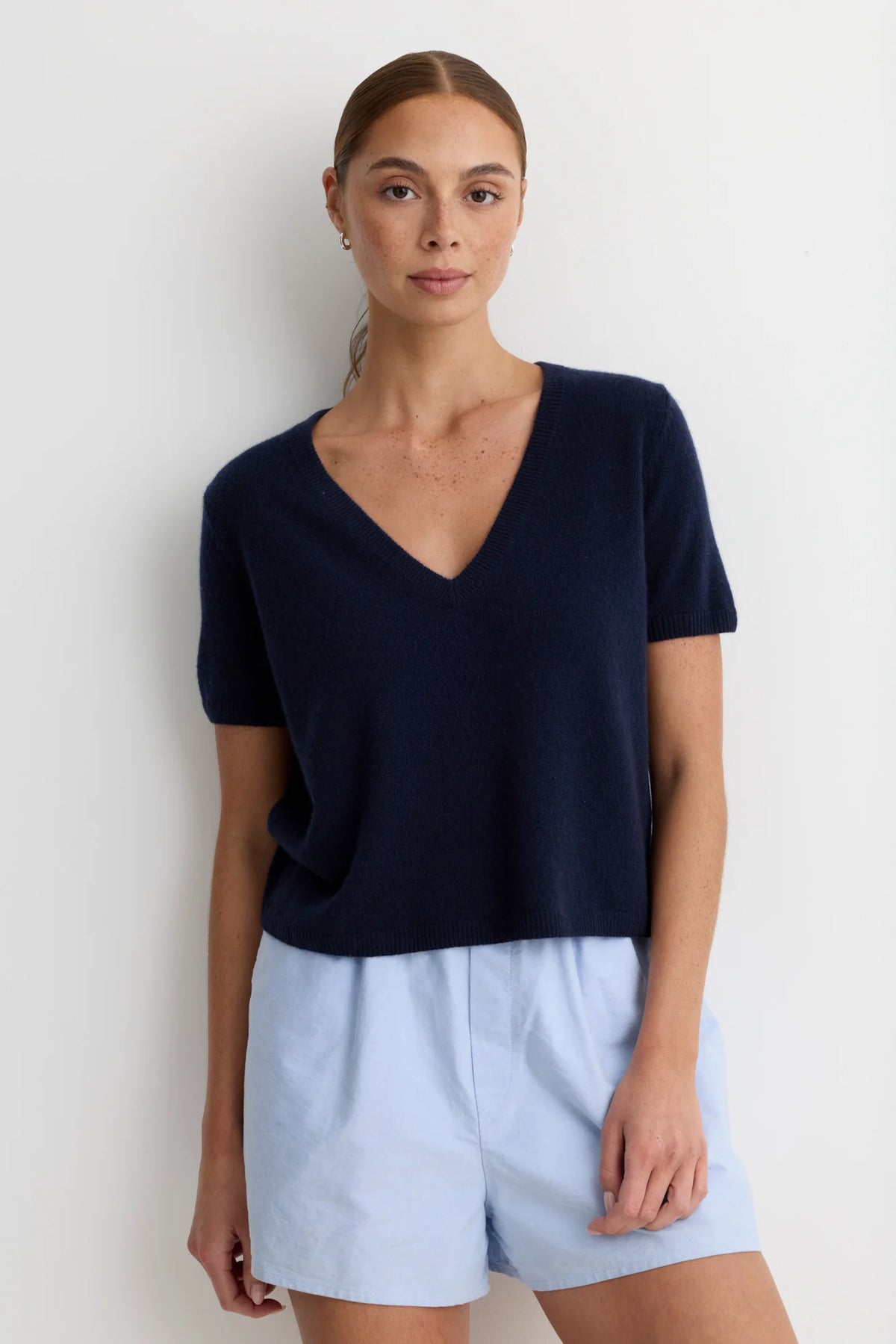 Kadri Cashmere V-Neck Tee
