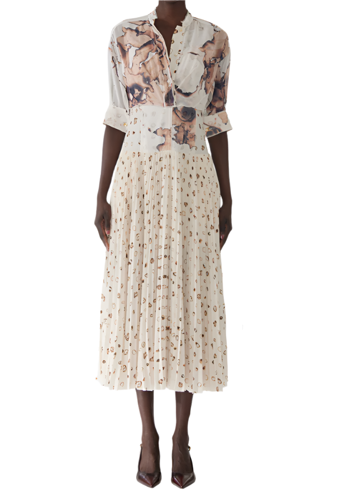 Drop Waist Midi Dress