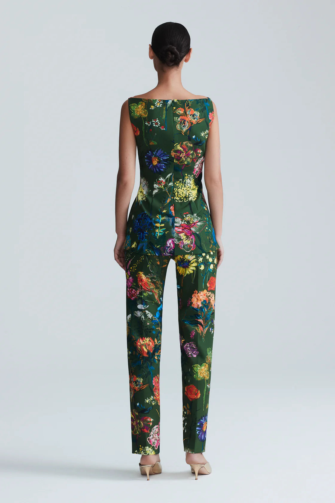 Boat Neck Ruched Top