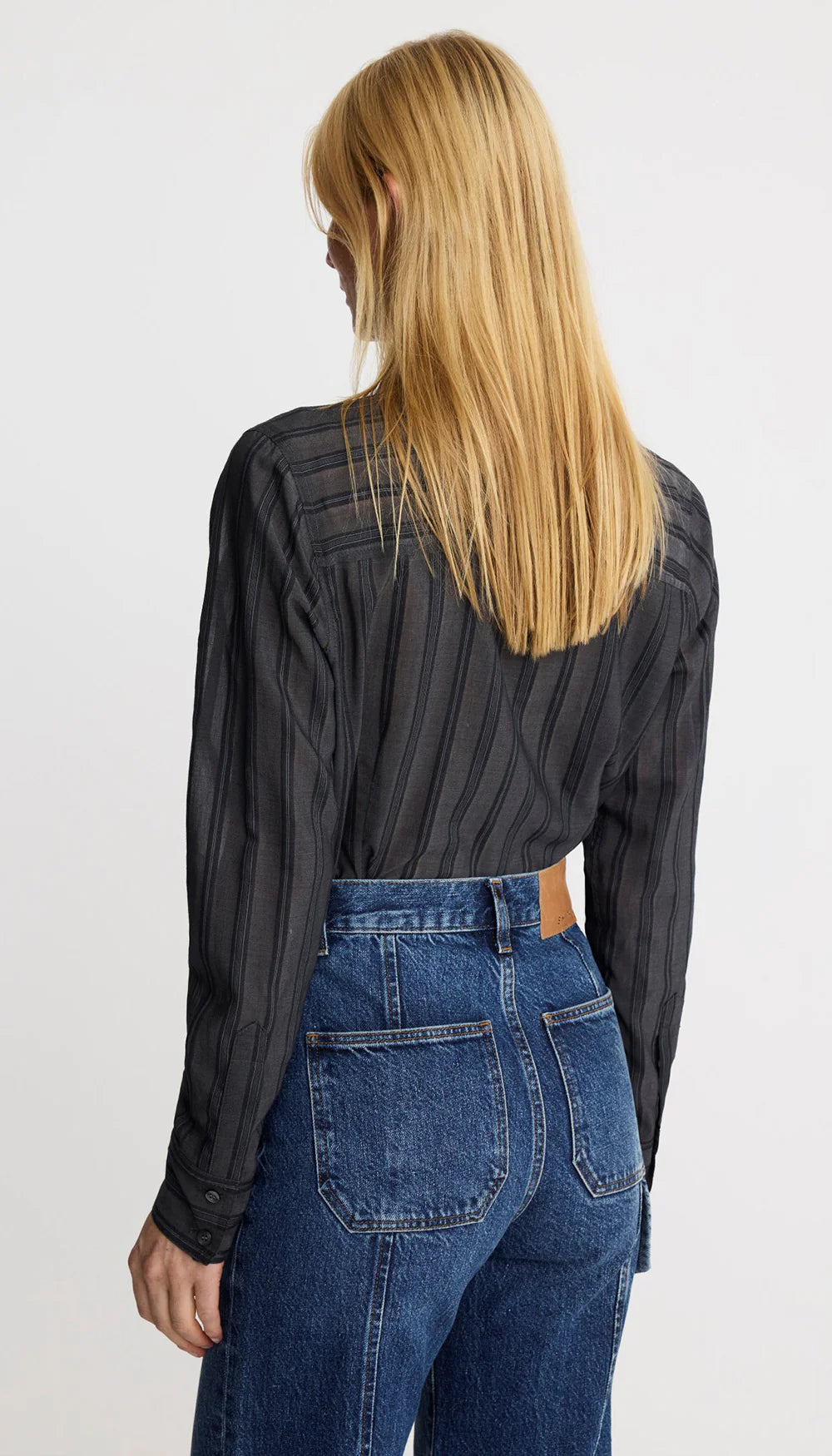 Band-Collar Shirt