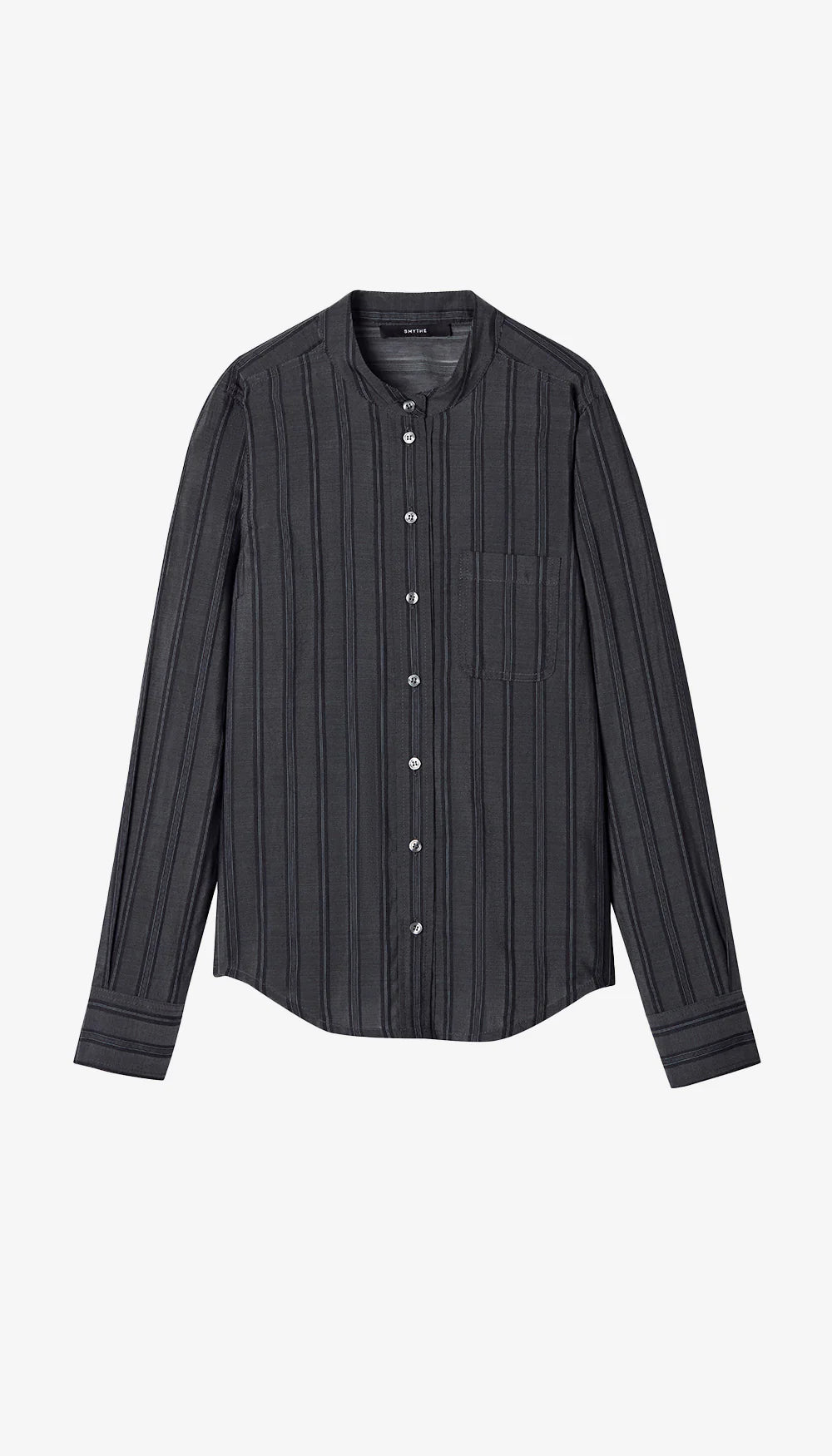 Band-Collar Shirt