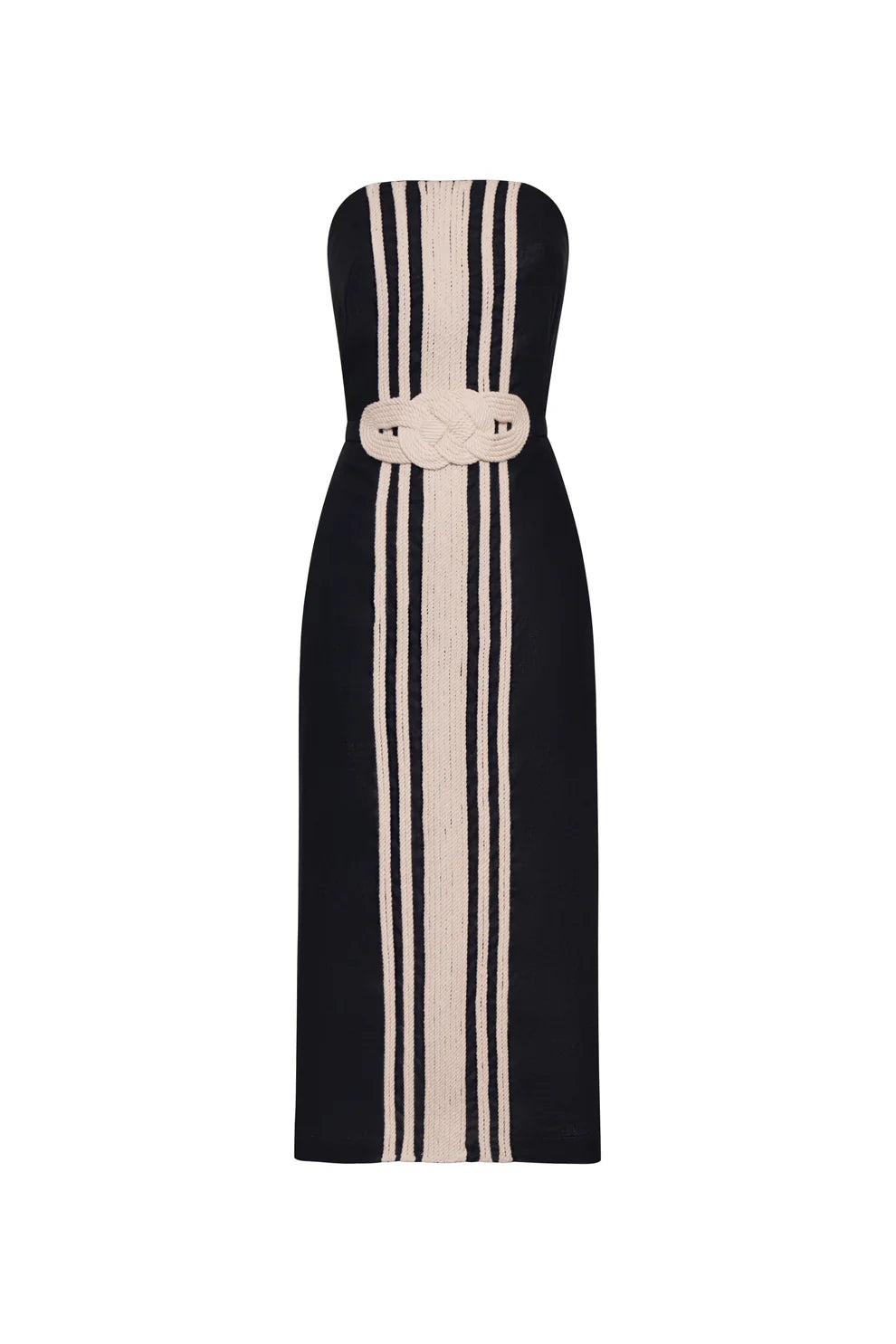 Bahari y Tu Belted Midi Dress