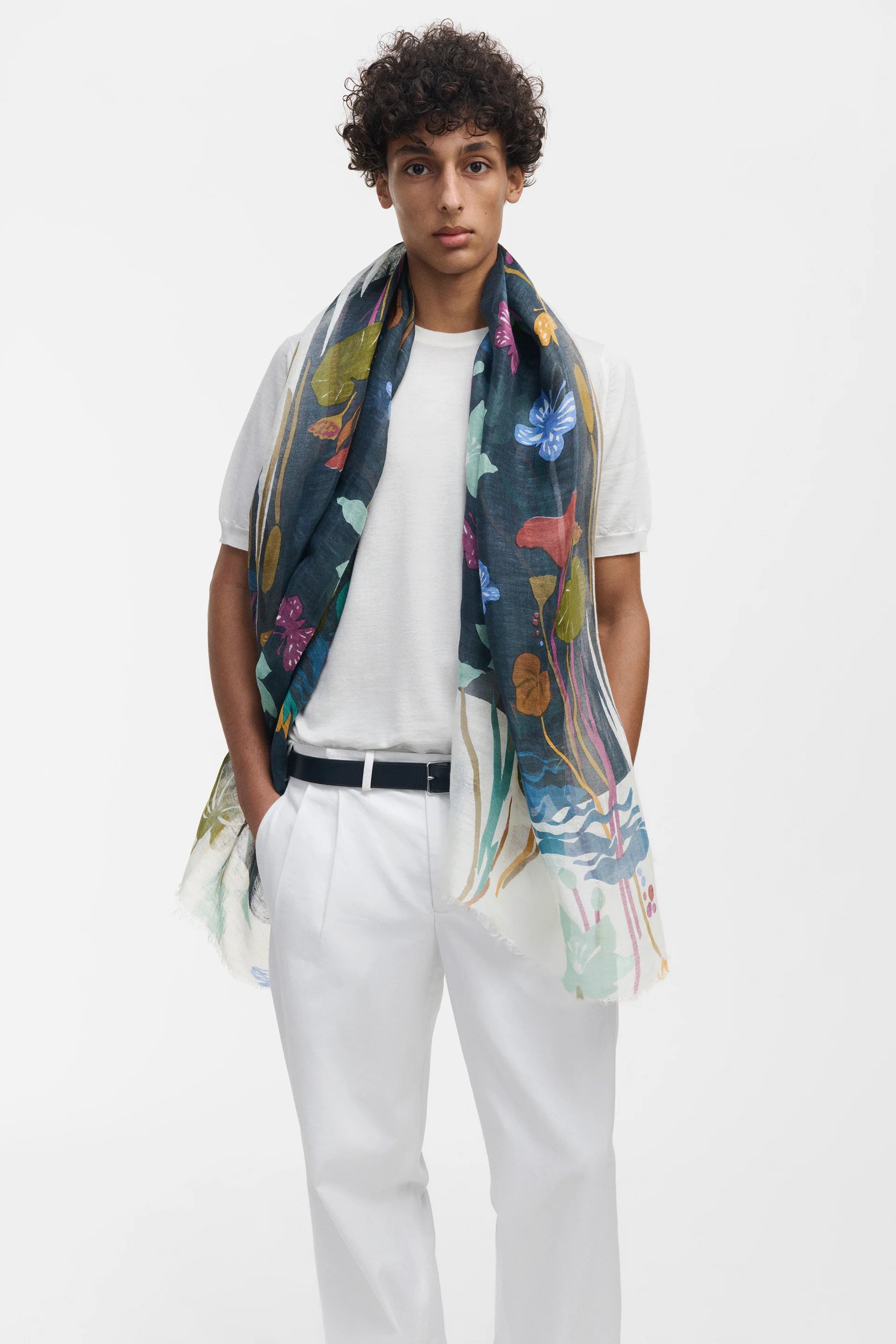 Linen Blend Scarf