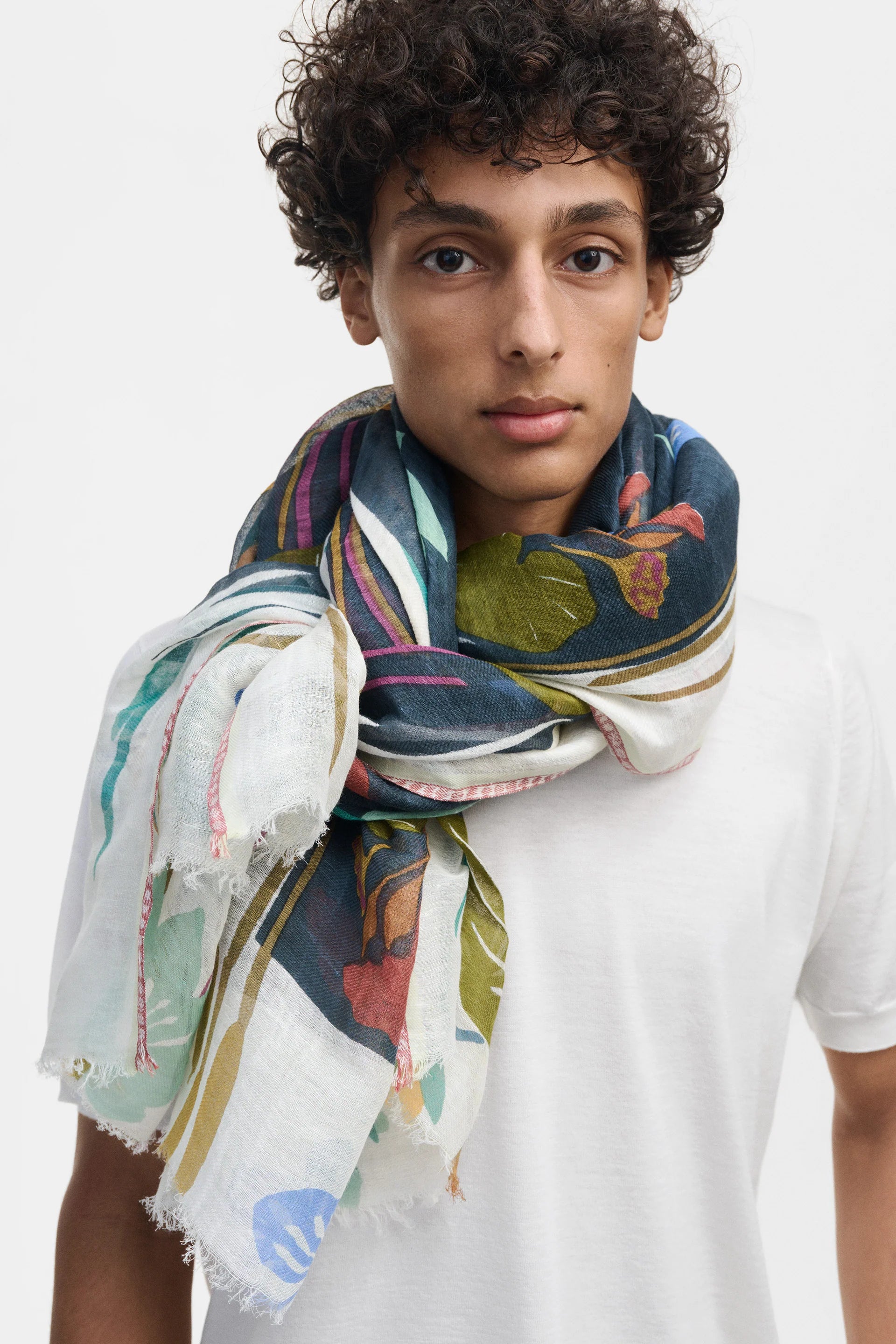 Linen Blend Scarf