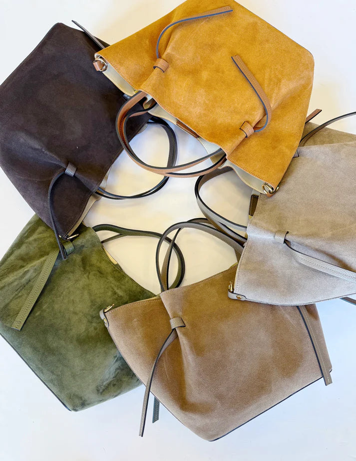 Suede Milan Tote
