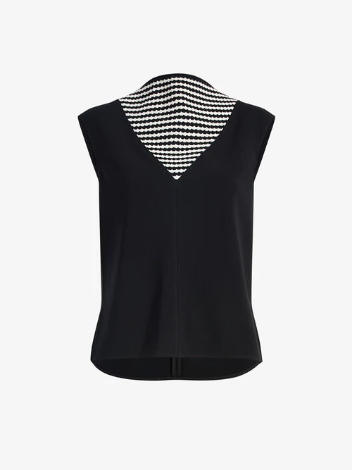 Prescott Top in Matte Viscose Crepe