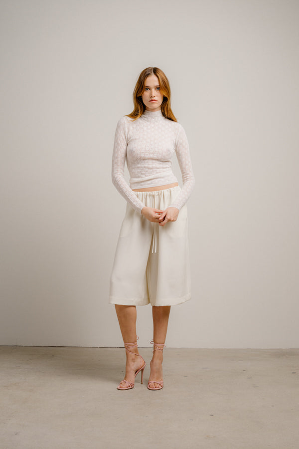 Rhea Longsleeve Mock Neck Top