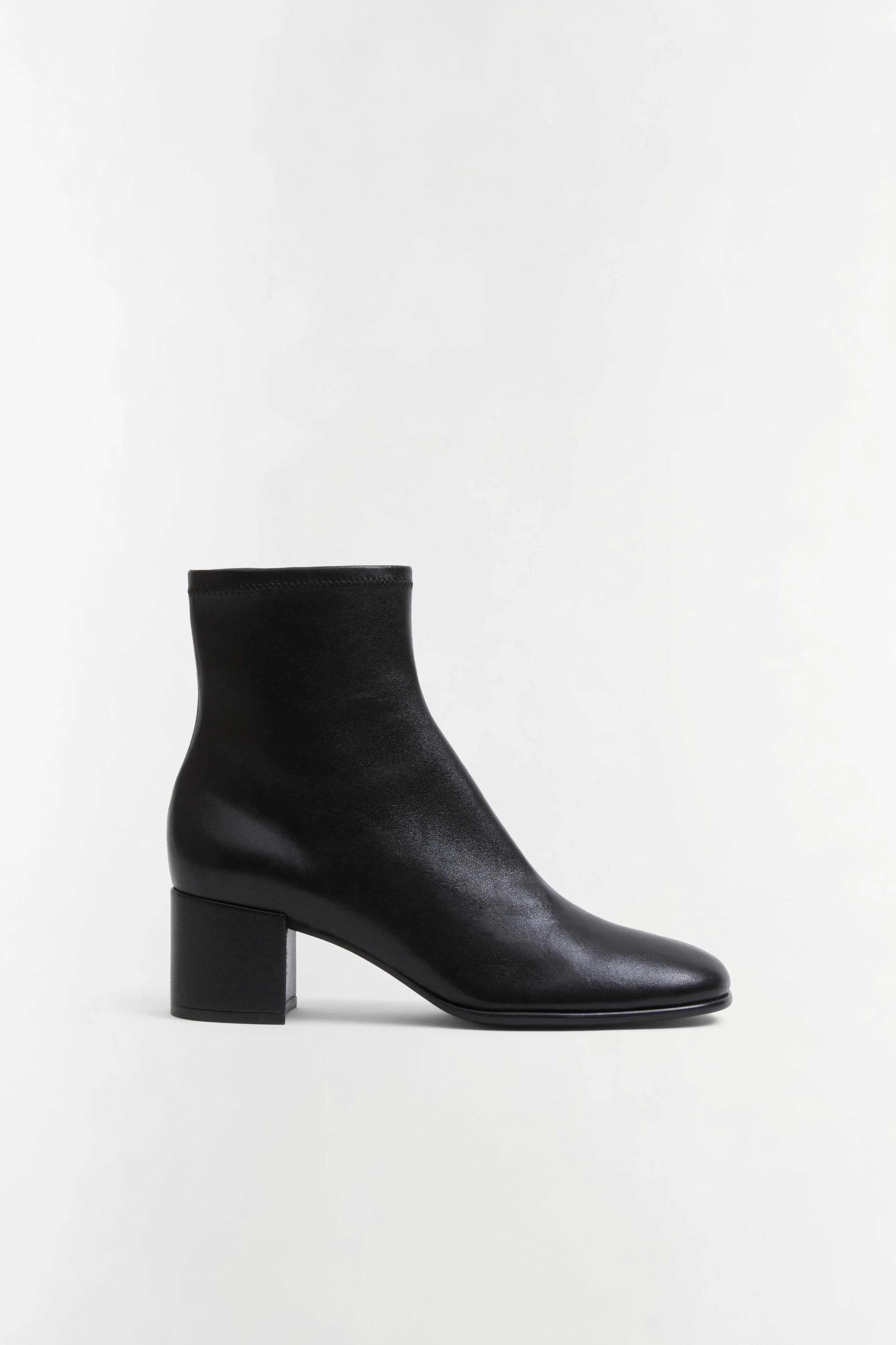 Bianca Stretch Leather Ankle Boot