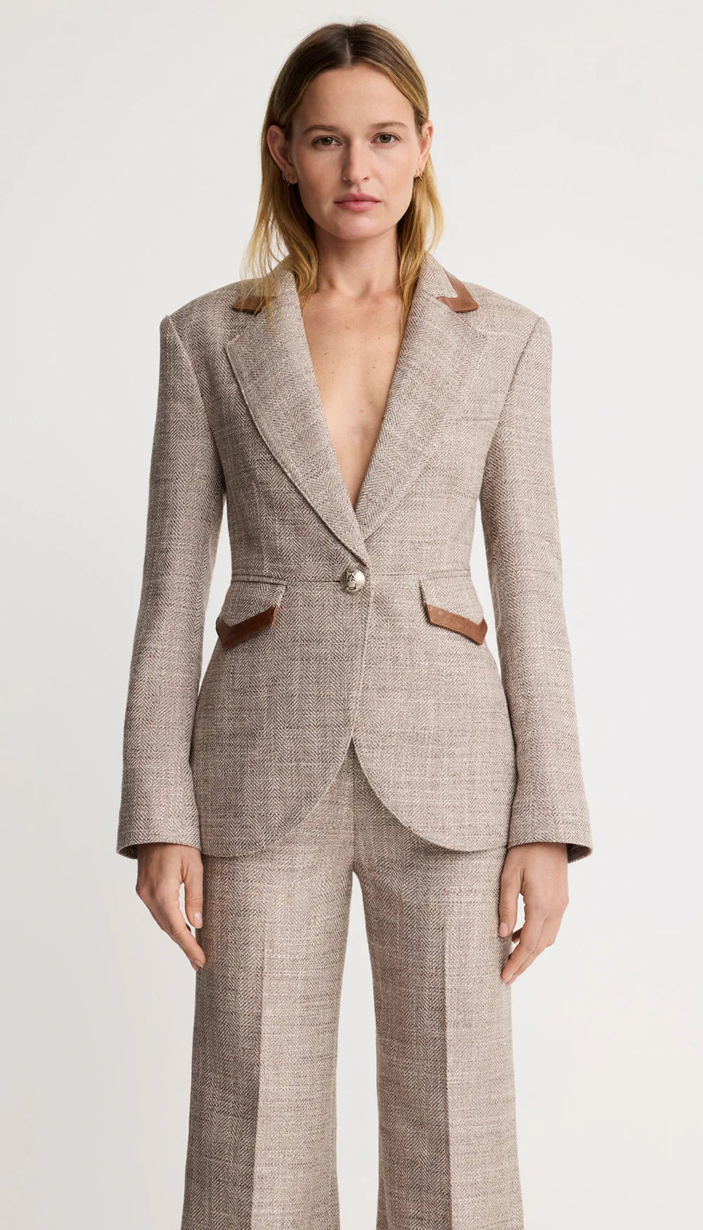 Taped Seamed Blazer