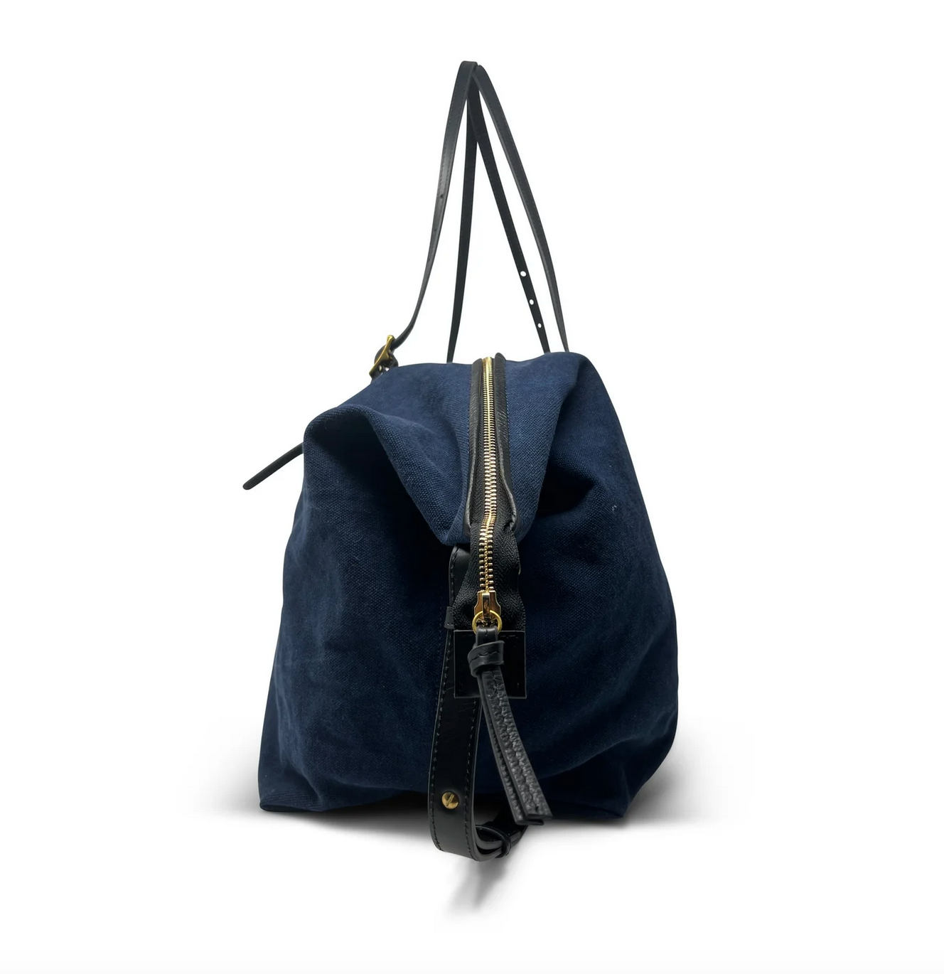 Washed Navy Canvas Crossbody