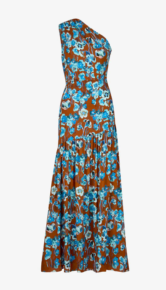 Single Shoulder Maxi Dress