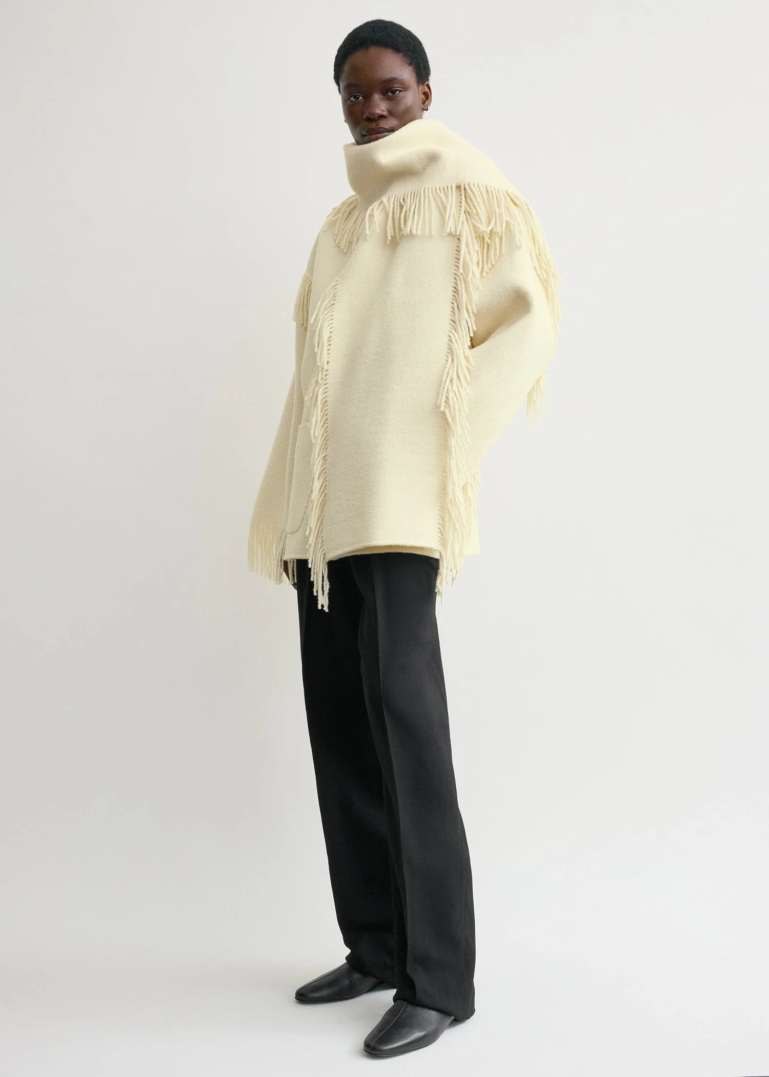 Fringe Scarf Jacket