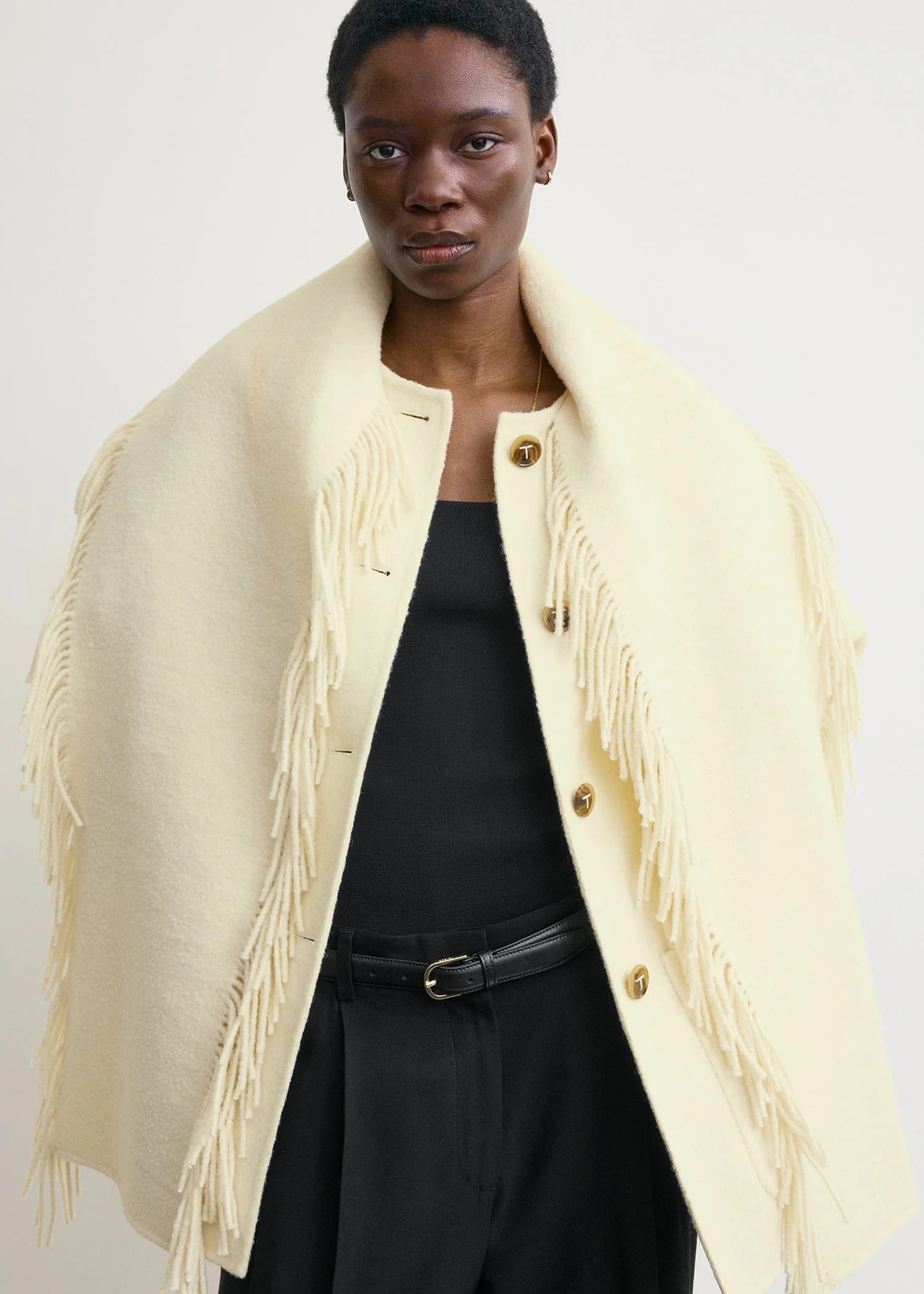 Fringe Scarf Jacket