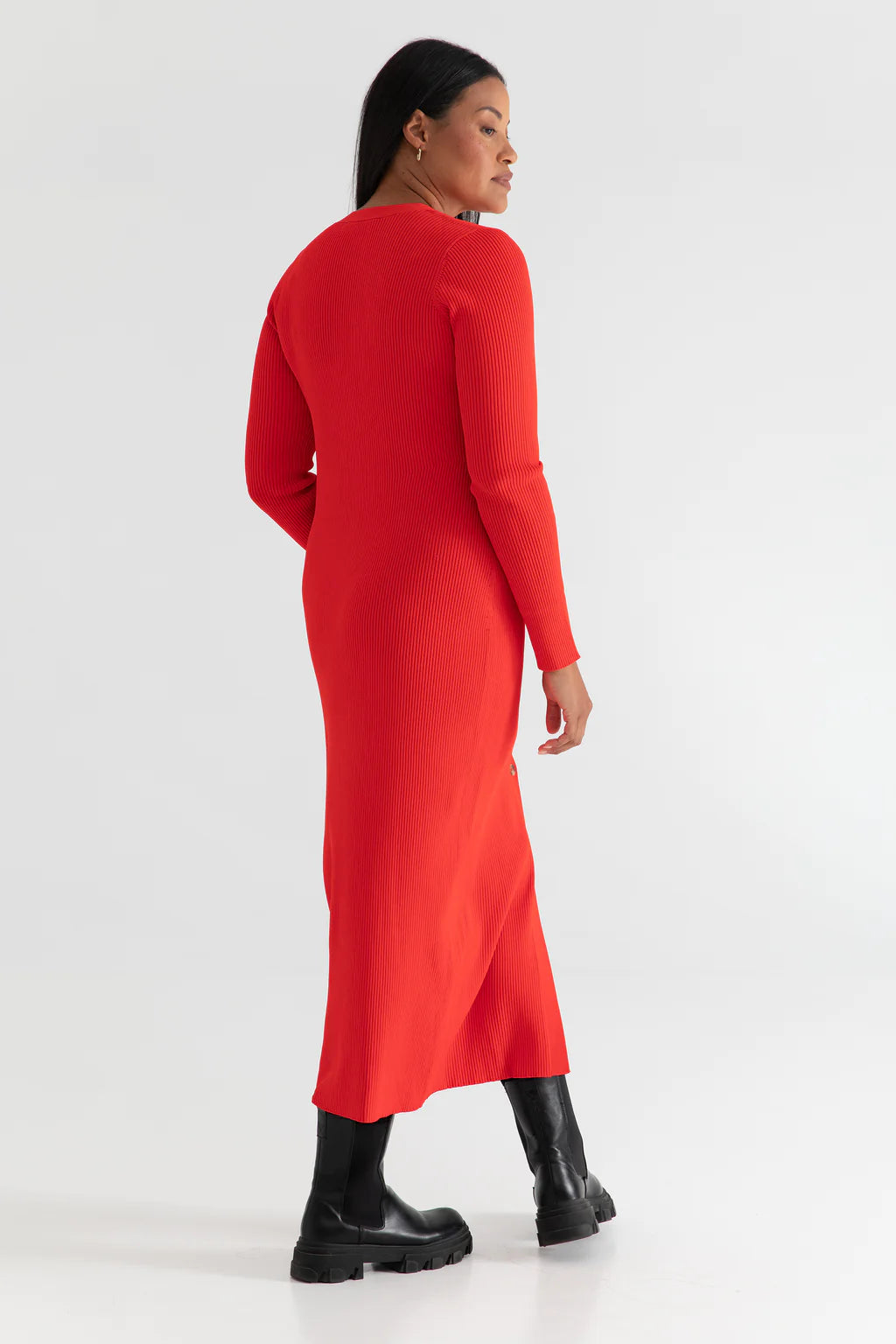 The Sweater Duster Midi Dress