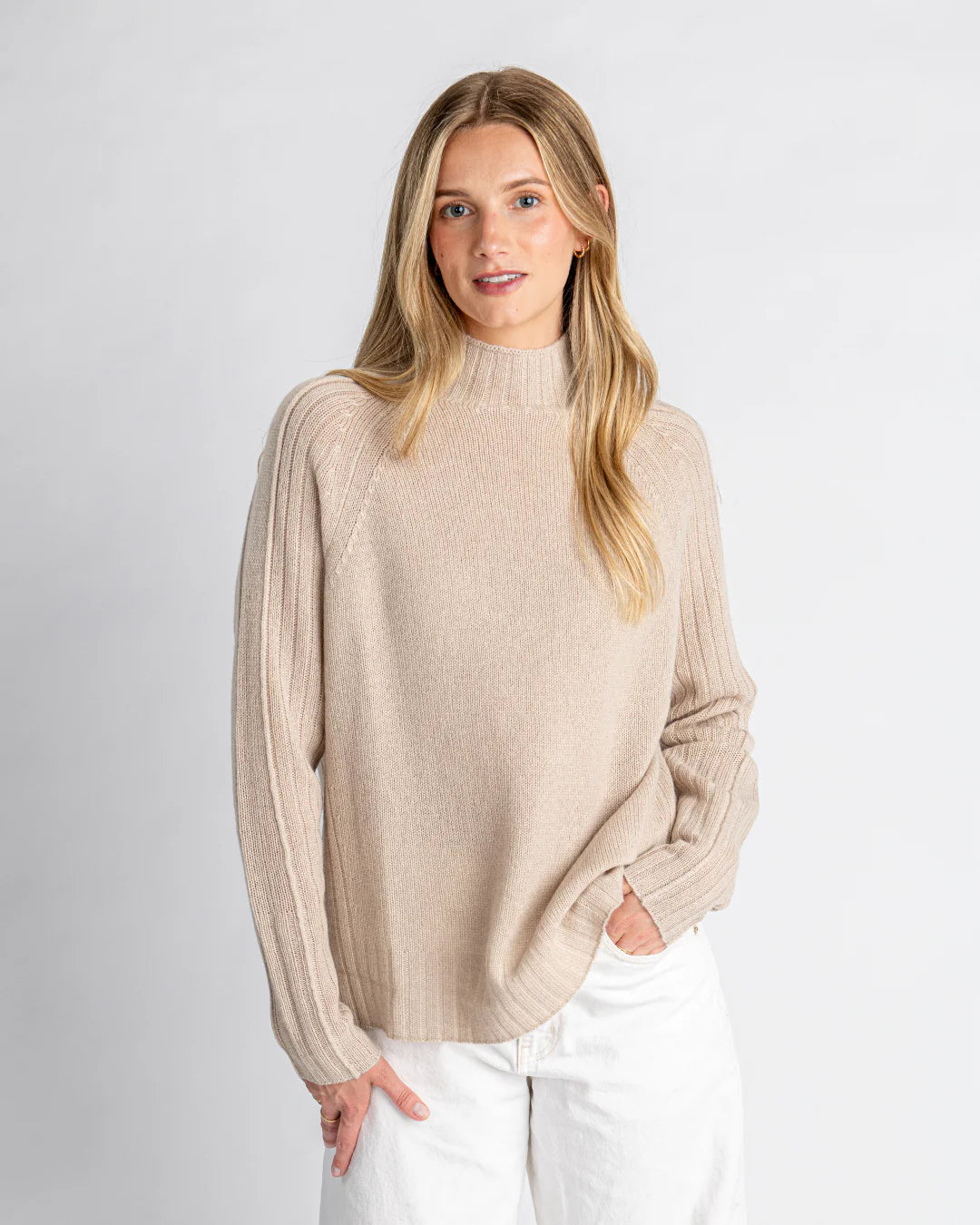 Lenny Rib Mock Sweater