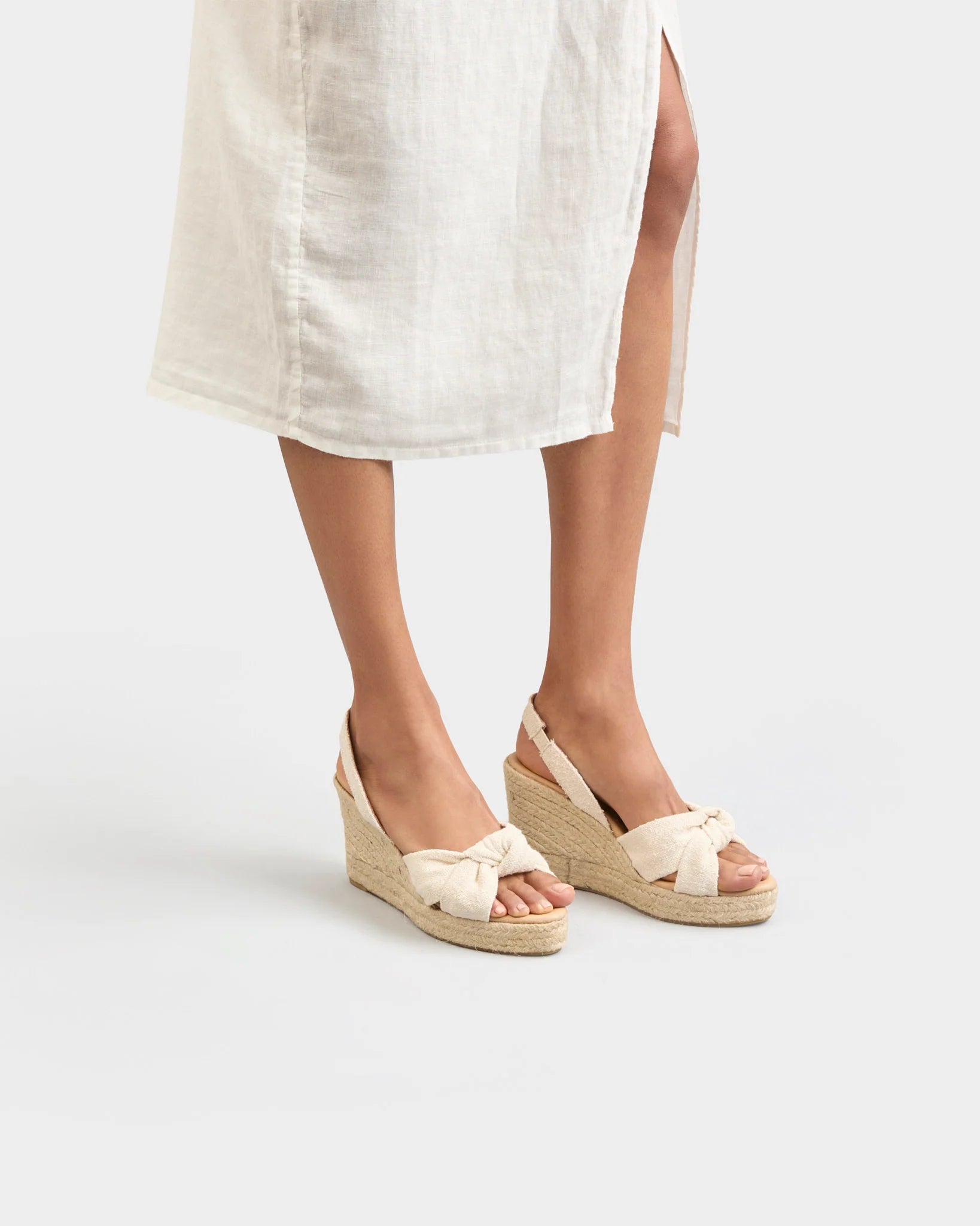 Knot Wedge Espadrilles