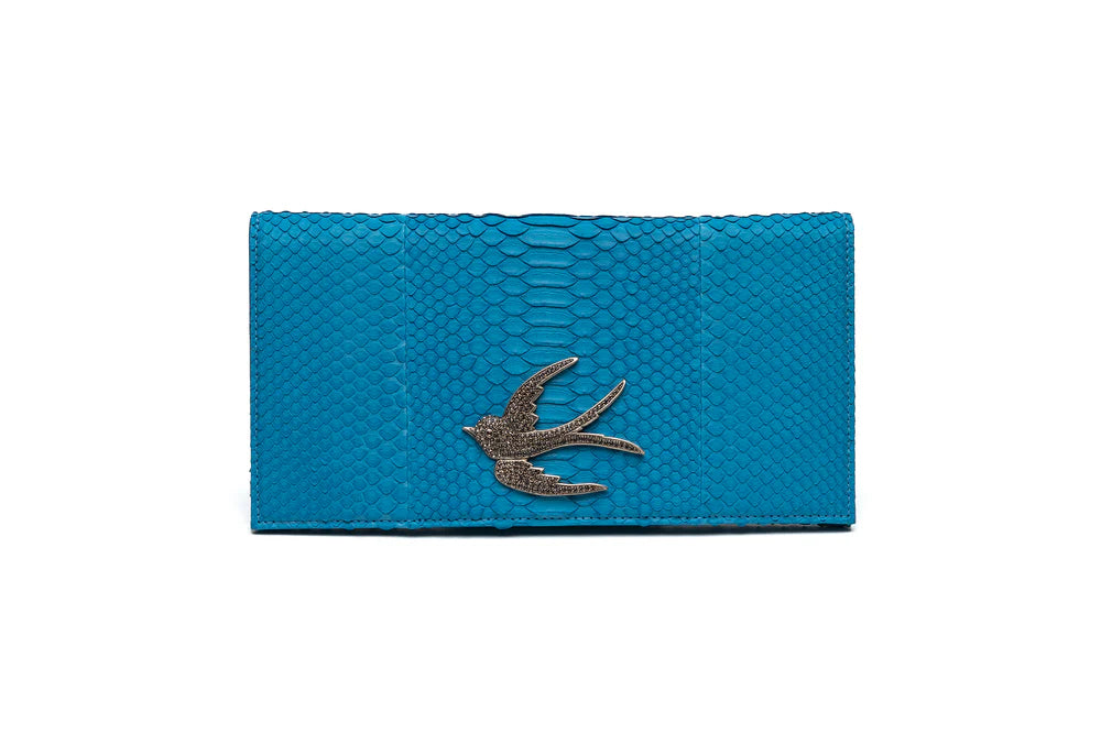 Eloise Python Clutch