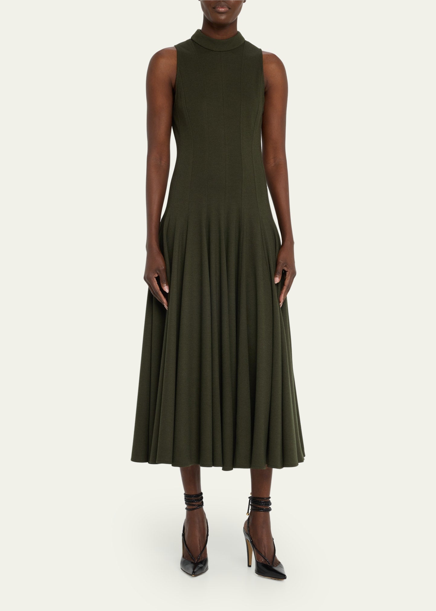 Mock Neck Ponte Dress