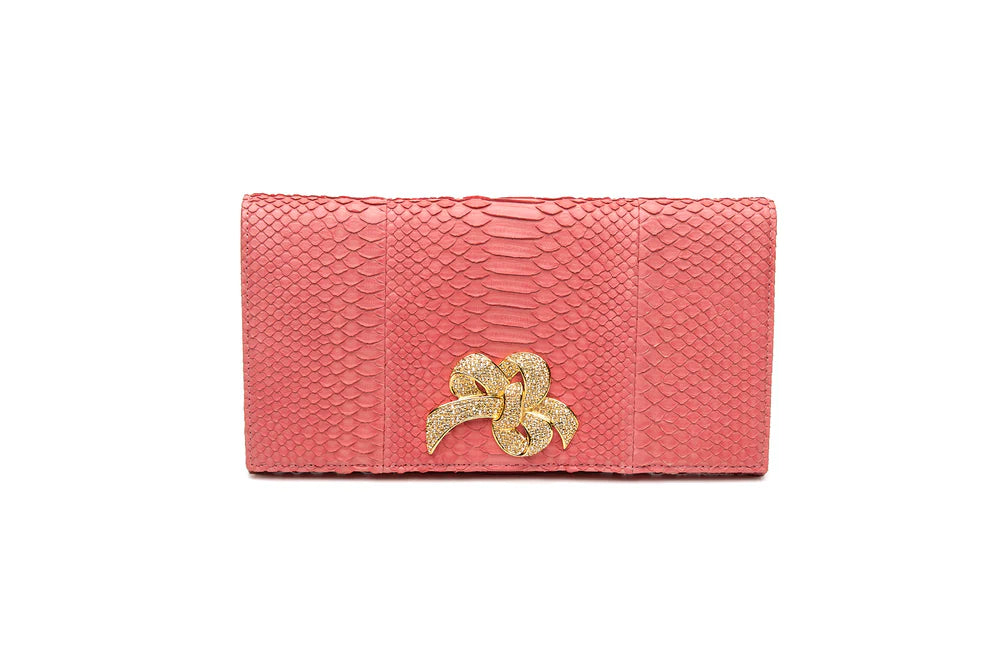 Eloise Python Clutch