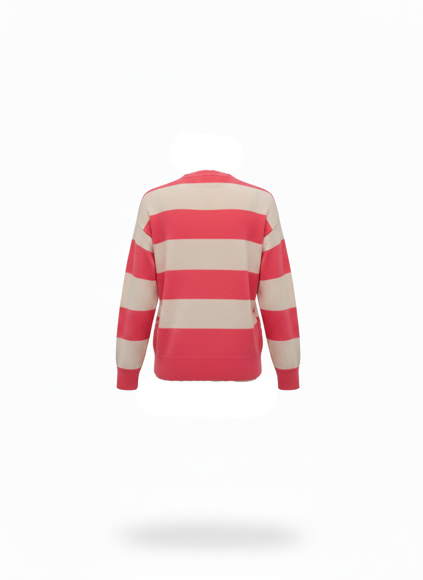 Beach Stripe Crew Sweater