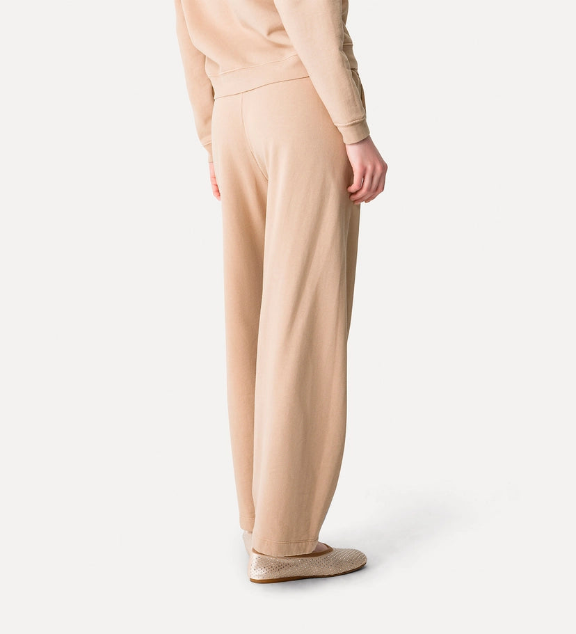 Diagonal Cotton Fleece Pants