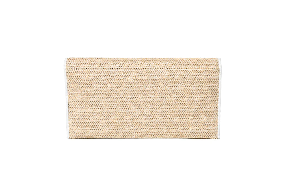 Eloise Rafia Clutch