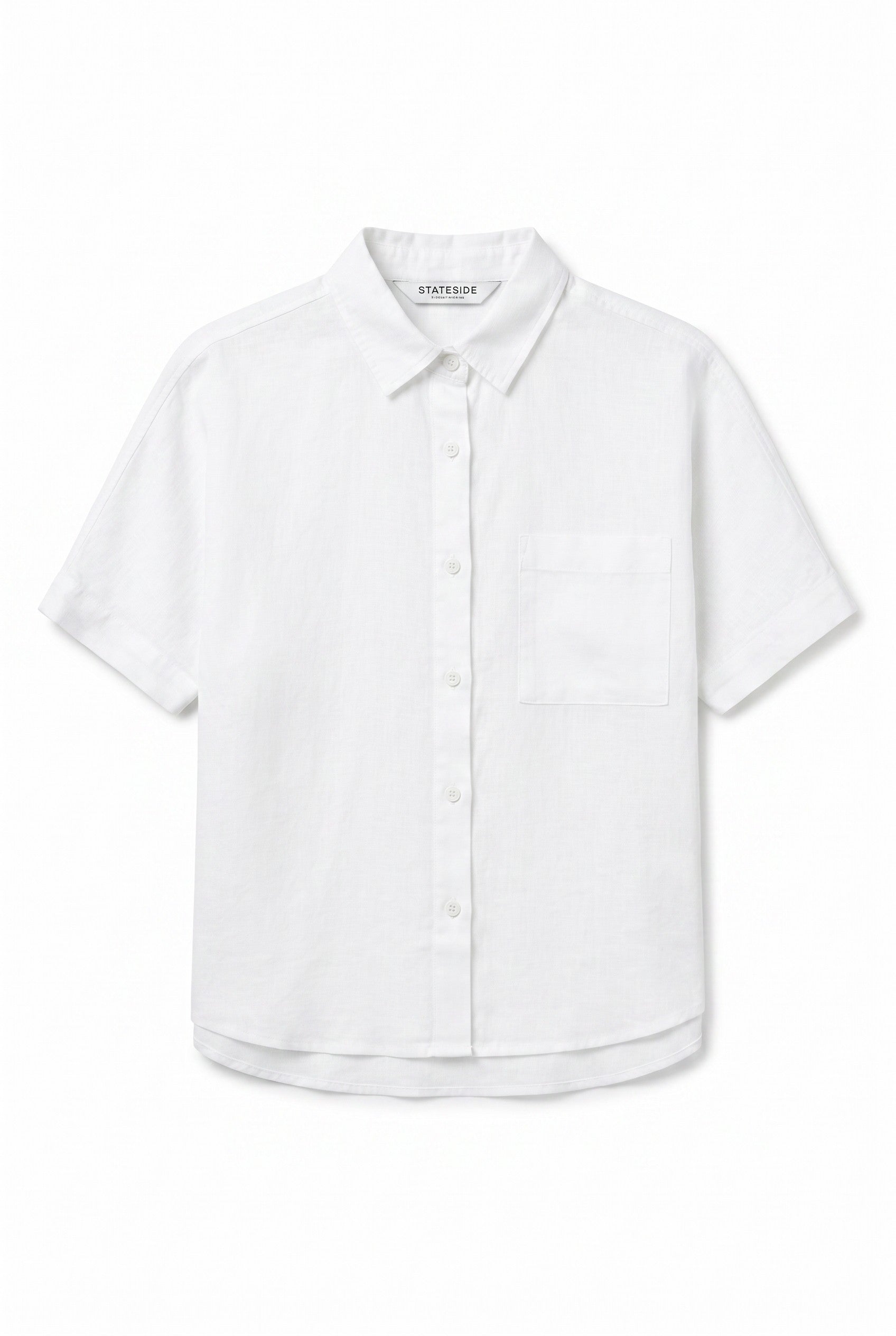 Linen Dolman Pocket Shirt