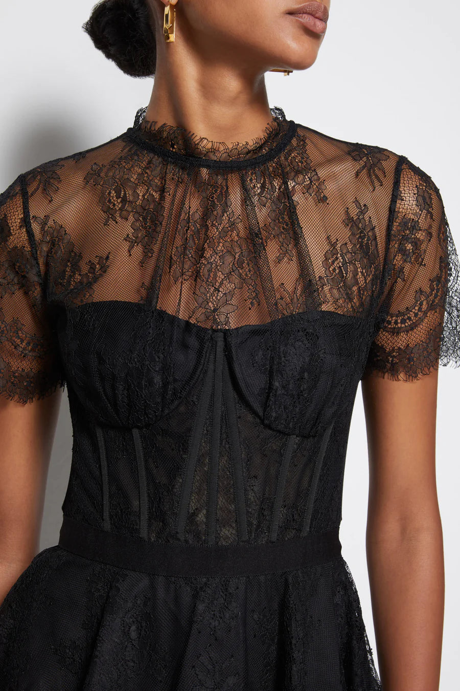 KEHLANI LACE BUSTIER TOP