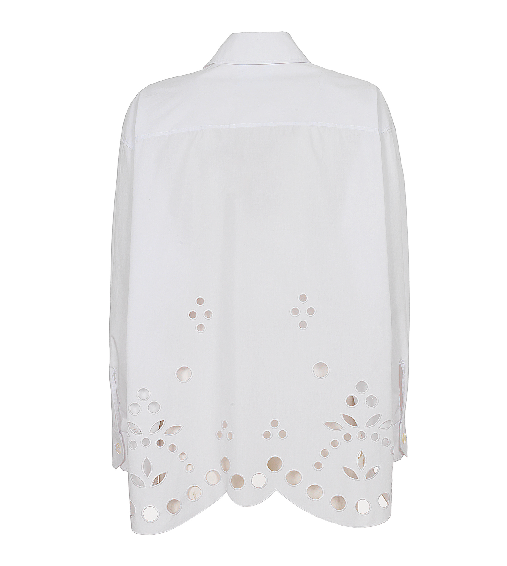 Blouse With Punched Holes