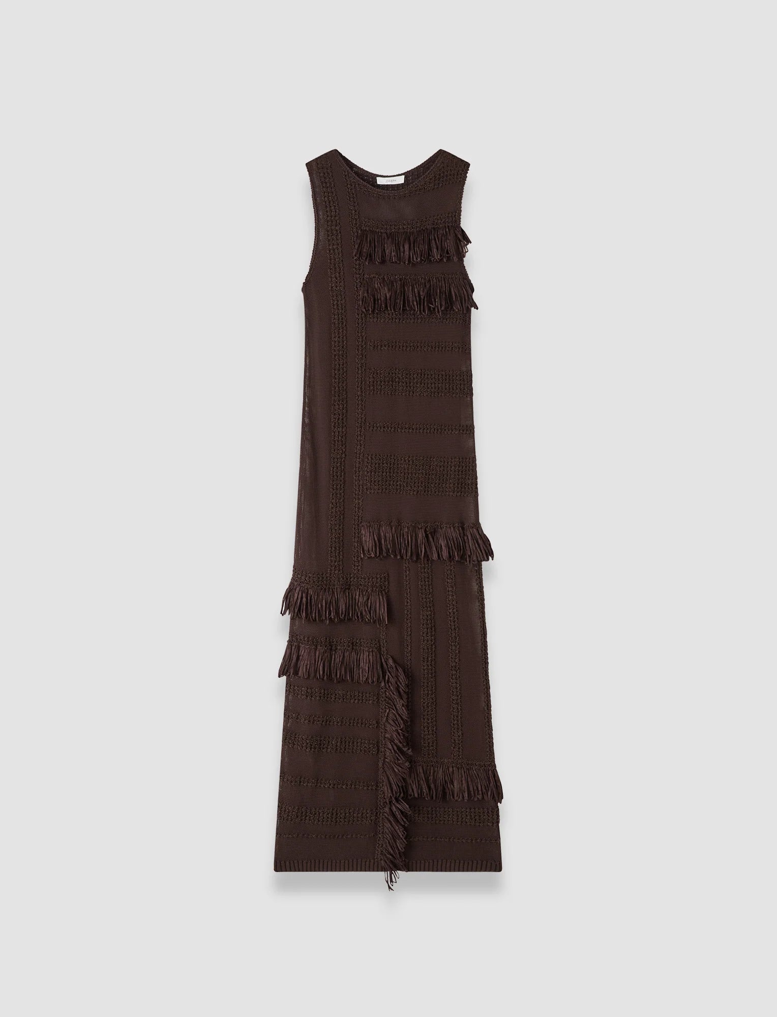 Nari Raffia Fringe Dress