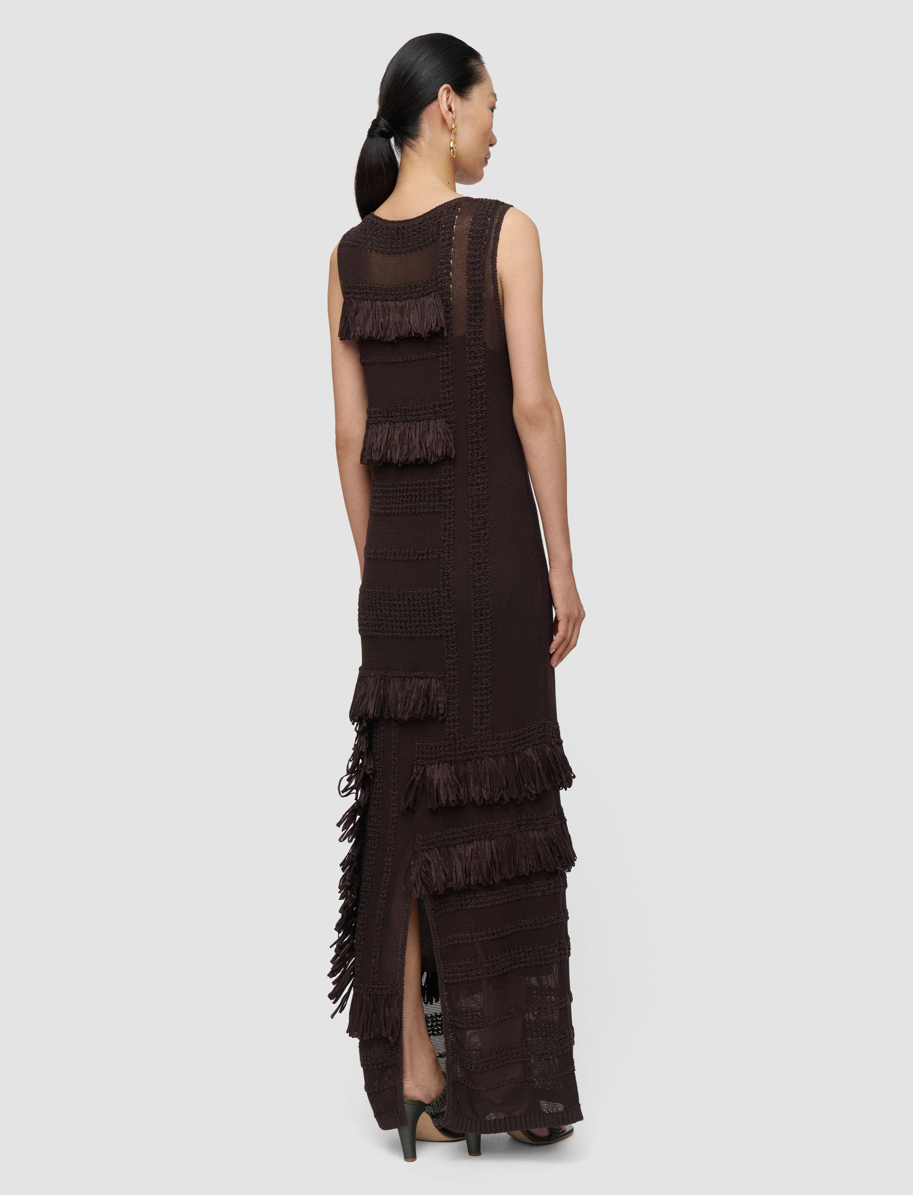 Nari Raffia Fringe Dress