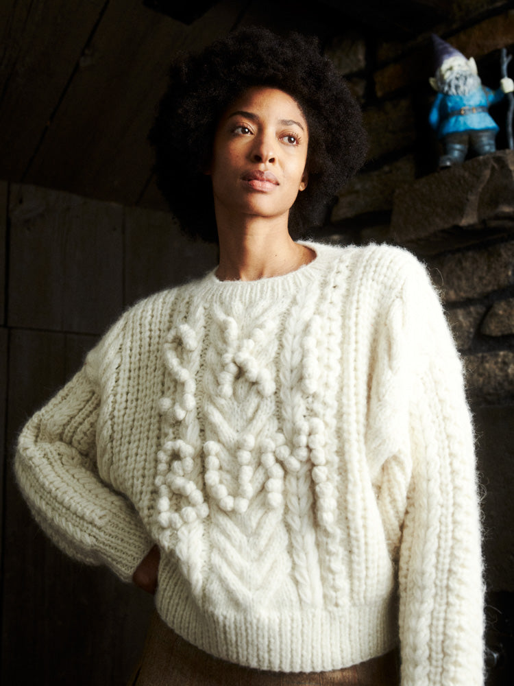 Ski Bum Cable Knit Sweater