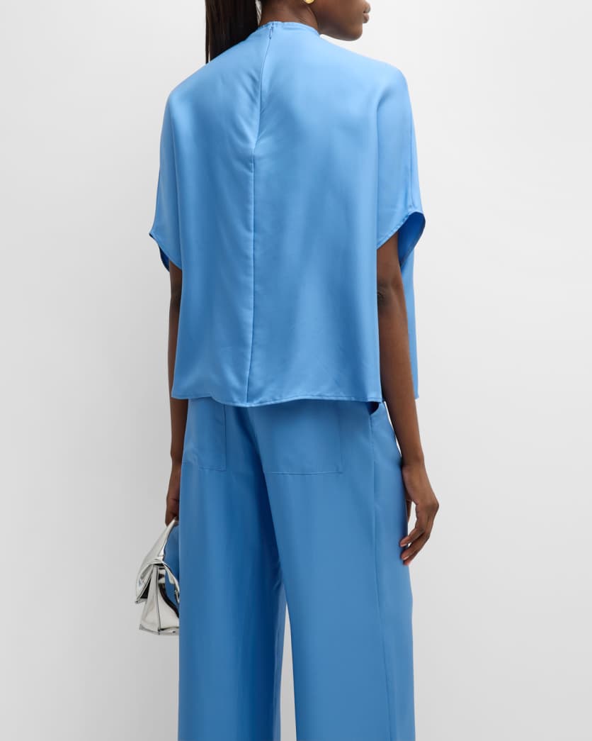 Organic Silky Twill Cape Tee